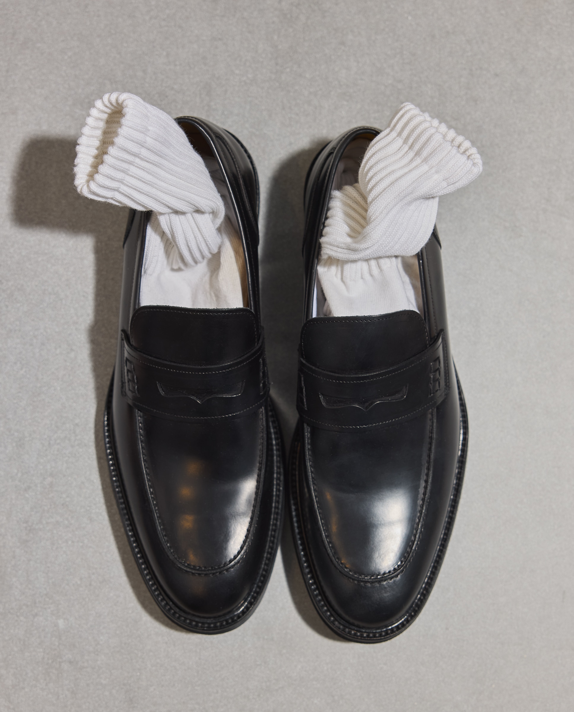 Mocassins em Pele com Travessão Castanho-escuro-6