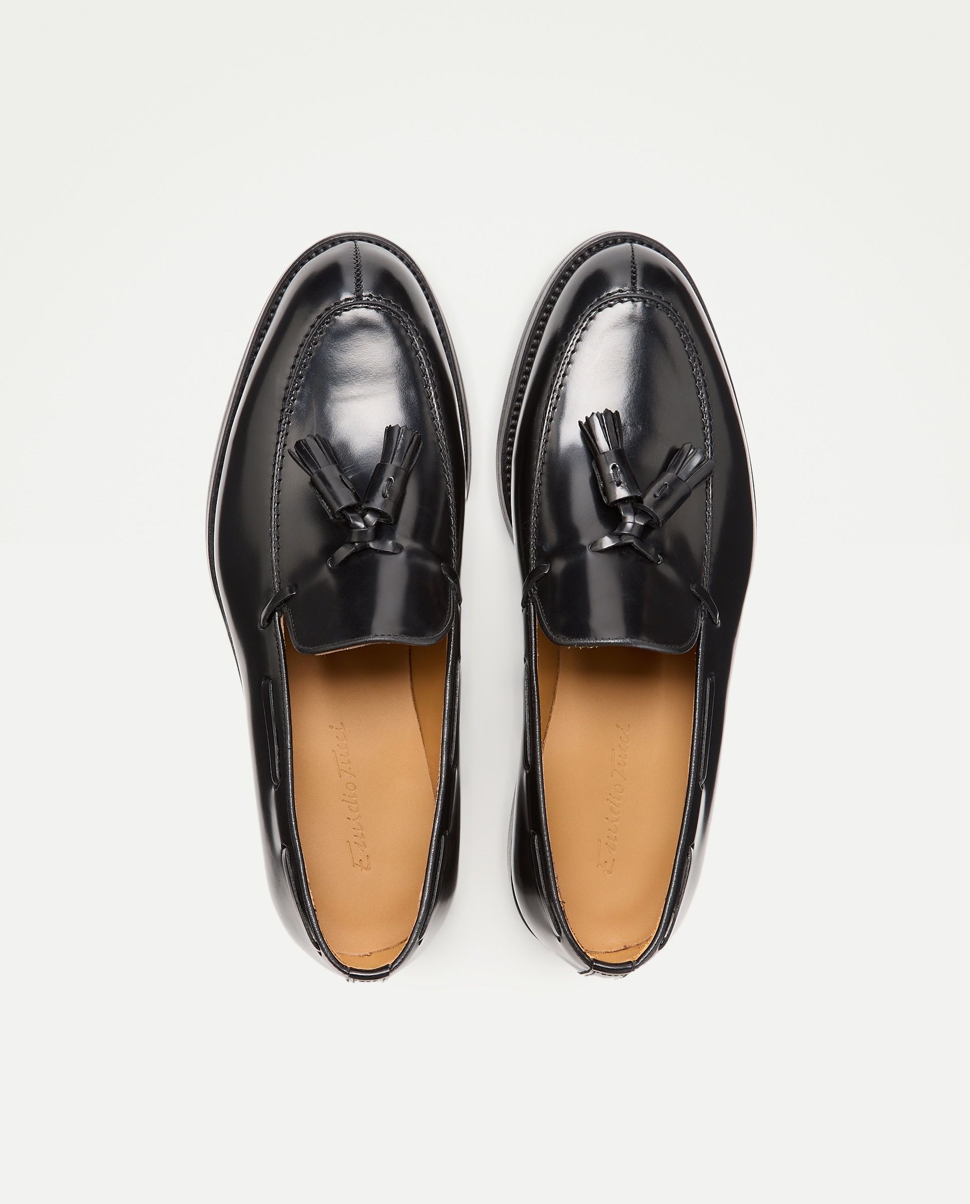 Mocasines de hombre con borlas - Emidio Tucci - Negro Negro-4