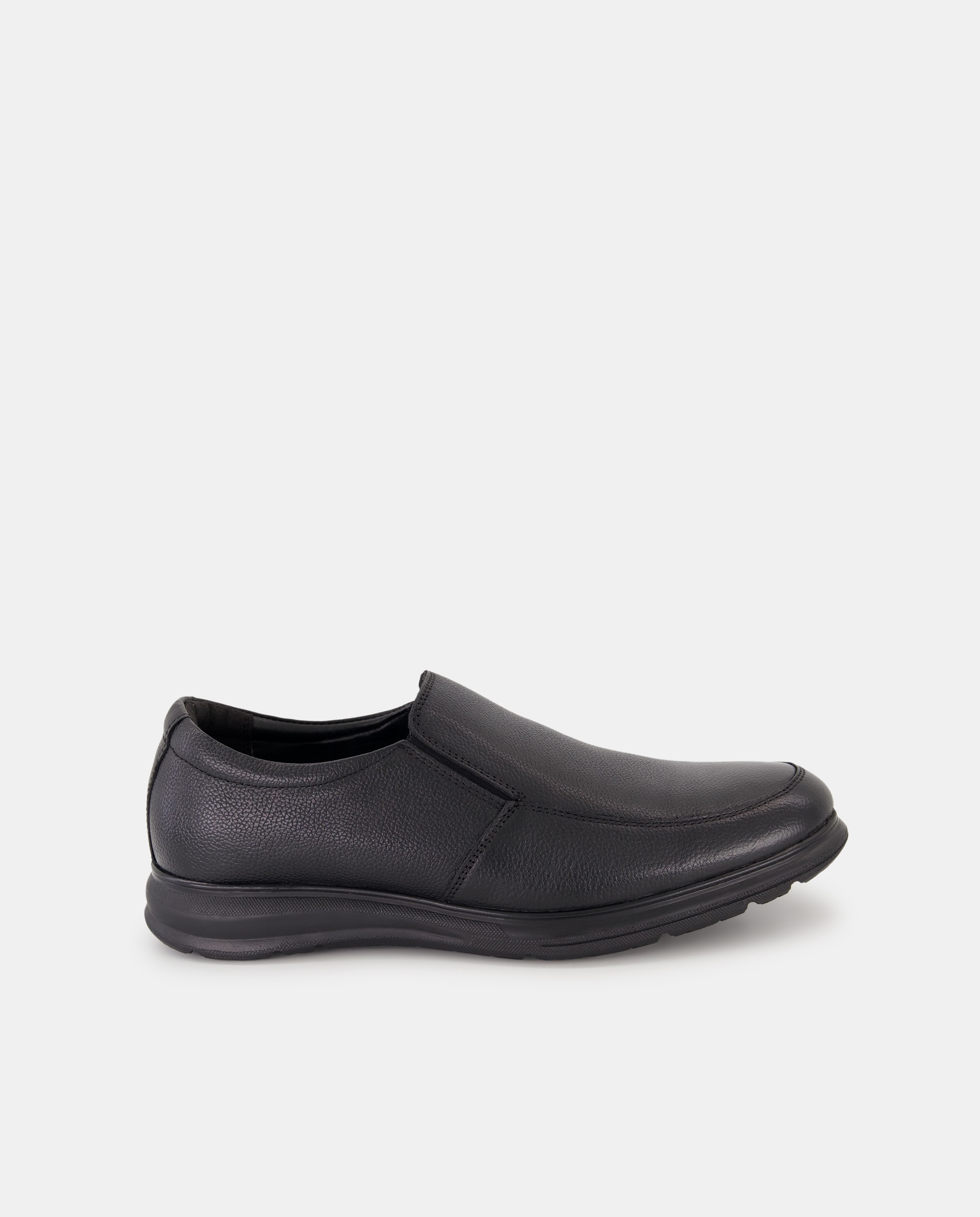 Mocassins em Pele Preto-1