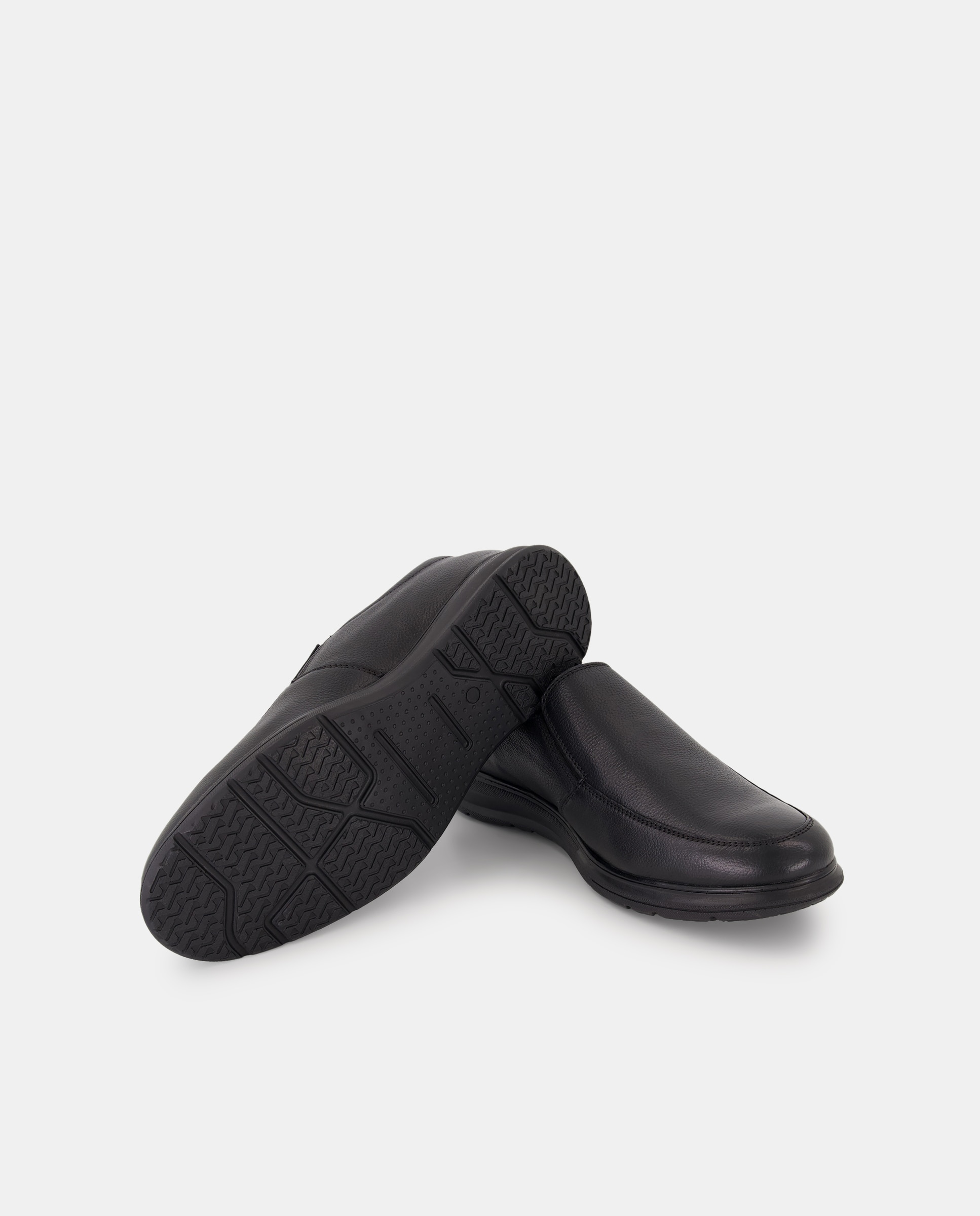 Mocassins em Pele Preto-2