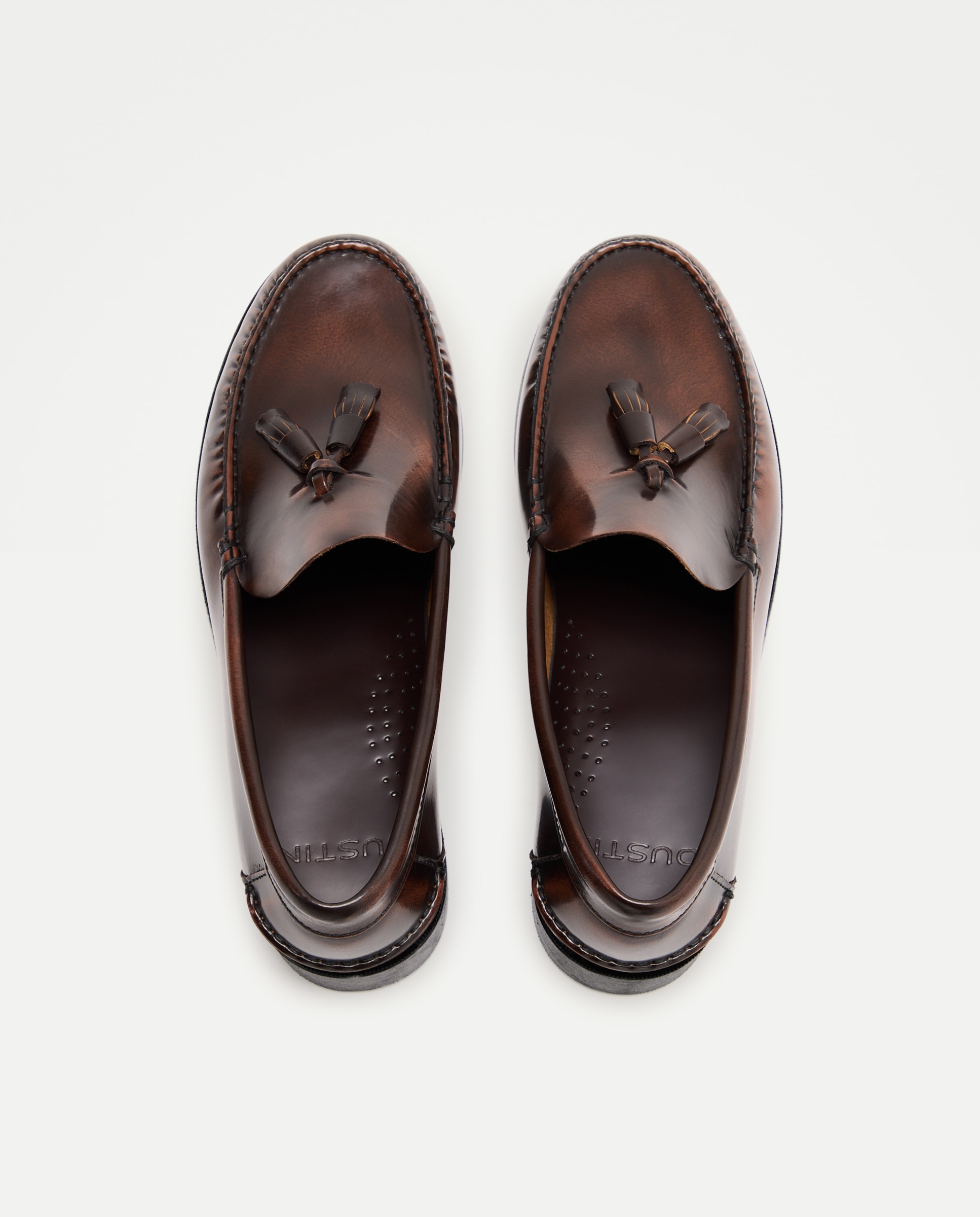 Mocassins com Borlas Florentik Castanho-4