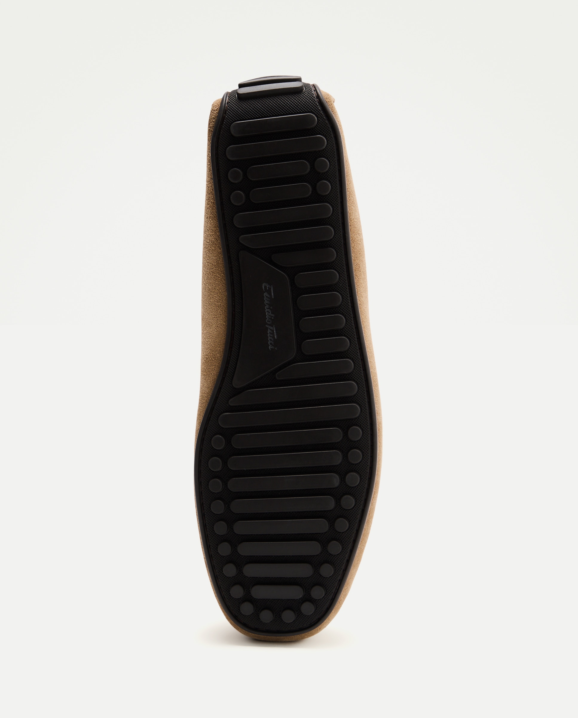 Mocassins em Camurça com Sola de Borracha Bege-6