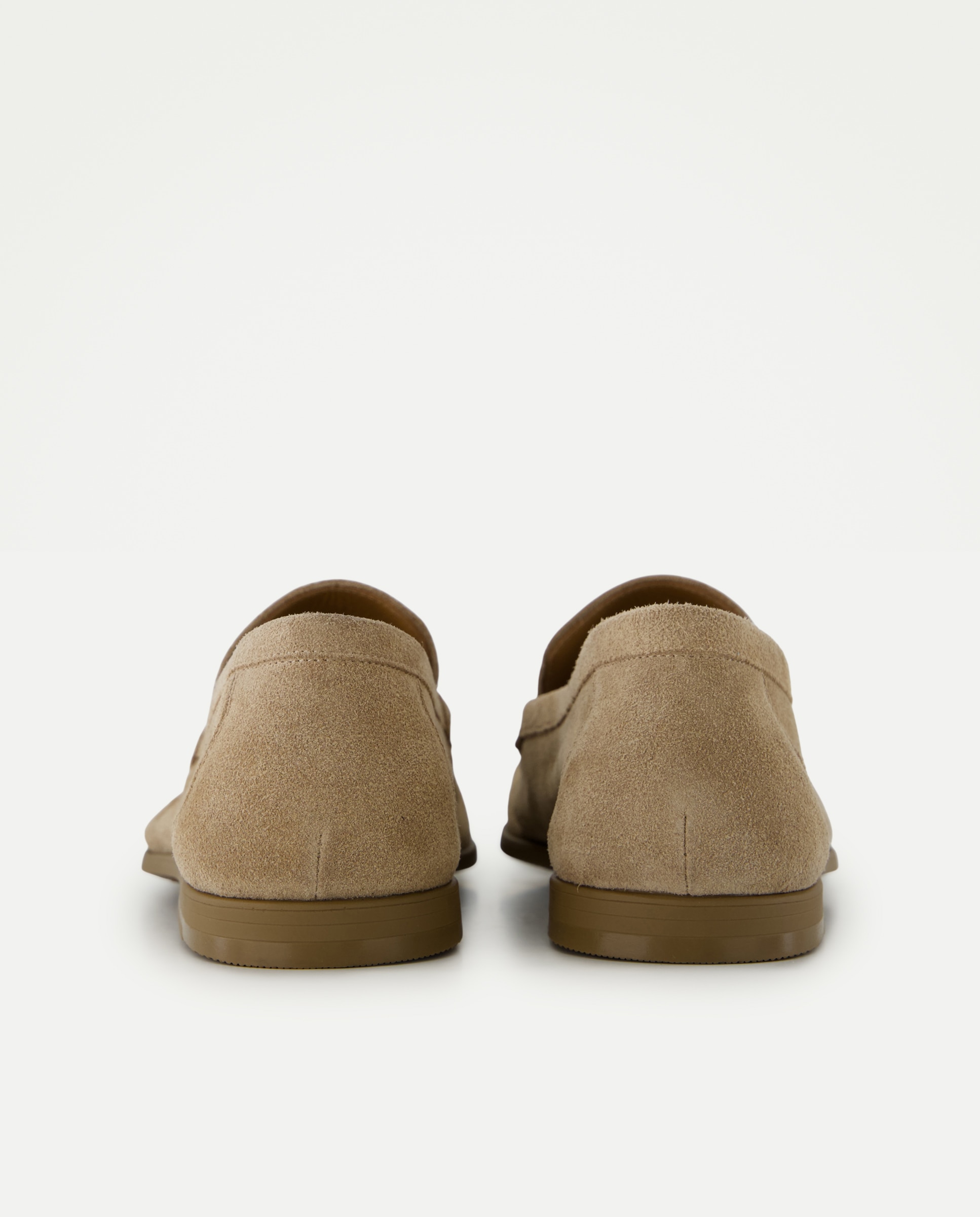 Mocassins em Pele com Sola de Borracha Castanho-pedra-3