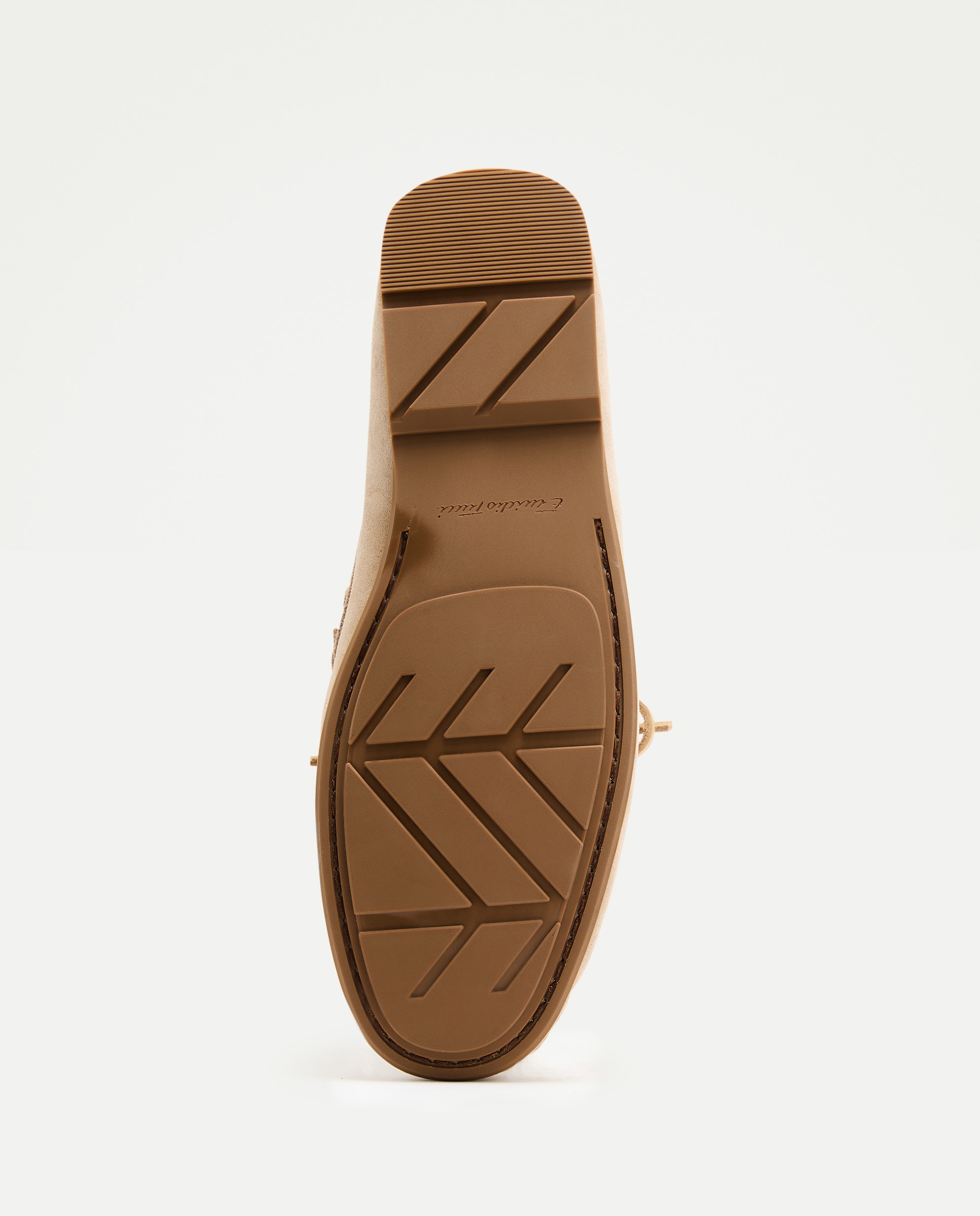 Mocassins em Camurça com Sola de Borracha Castanho-pedra-6
