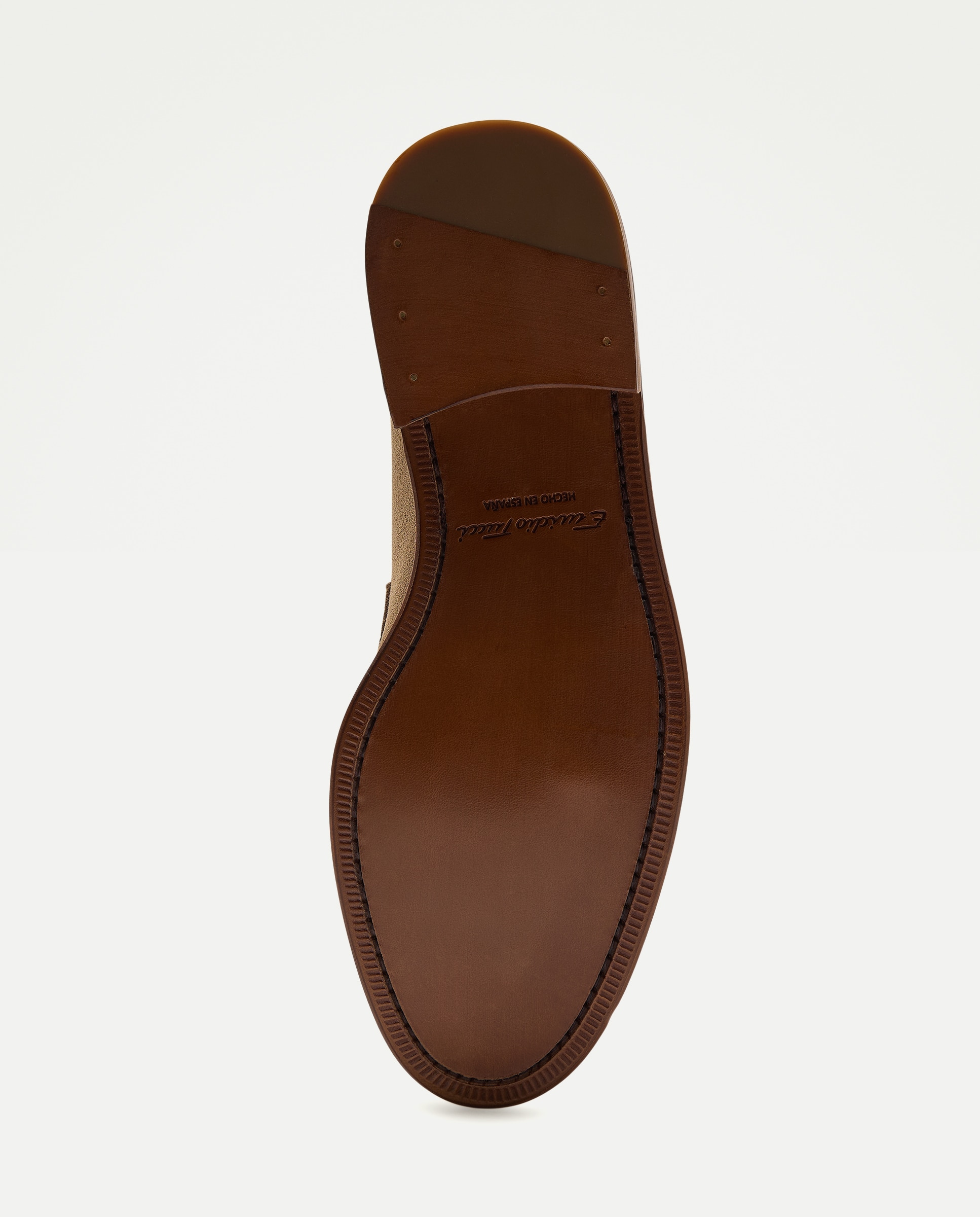 Mocassins em Pele com Sola de Couro Taupe-6
