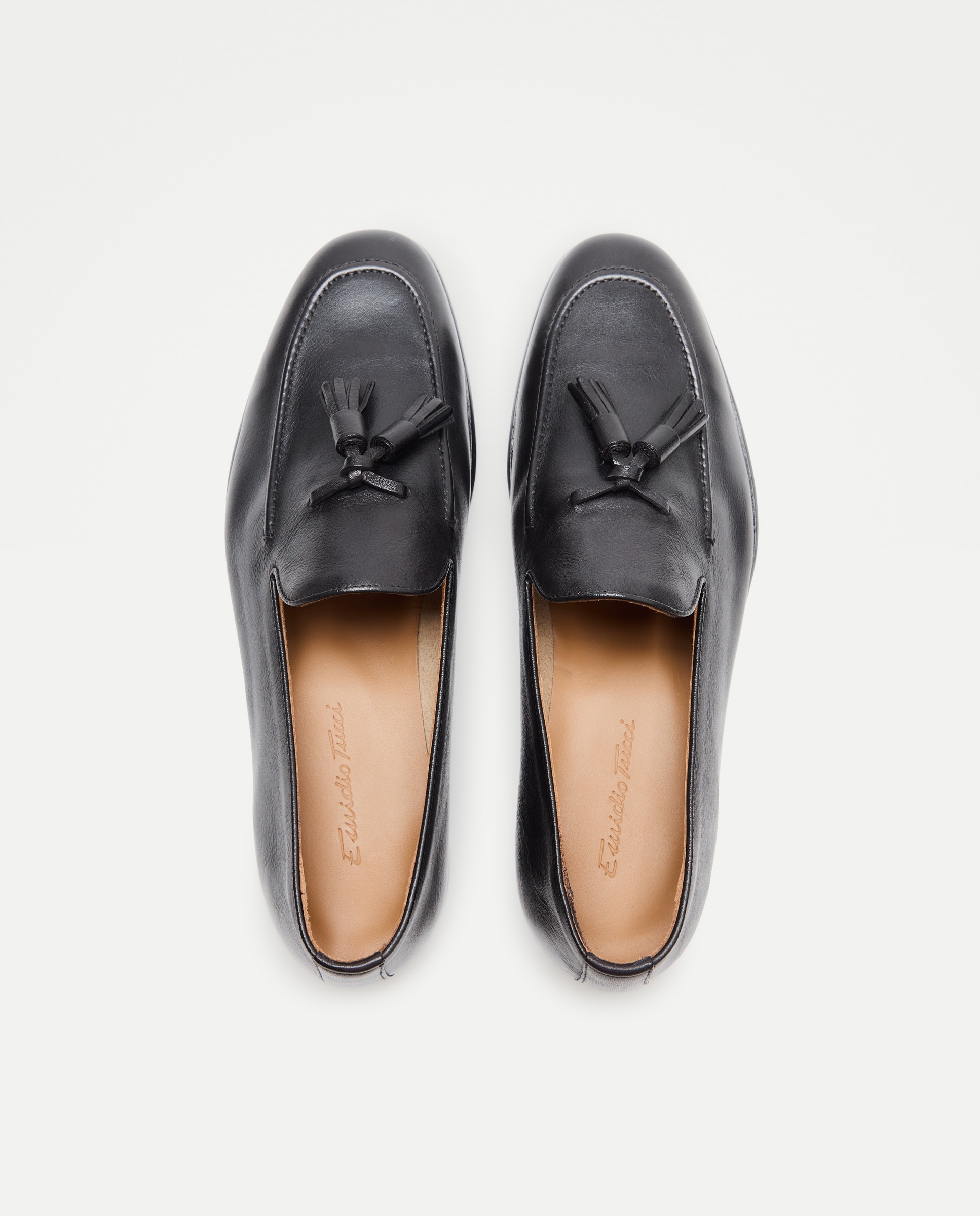 Mocassins em Pele com Sola de Couro Preto-4