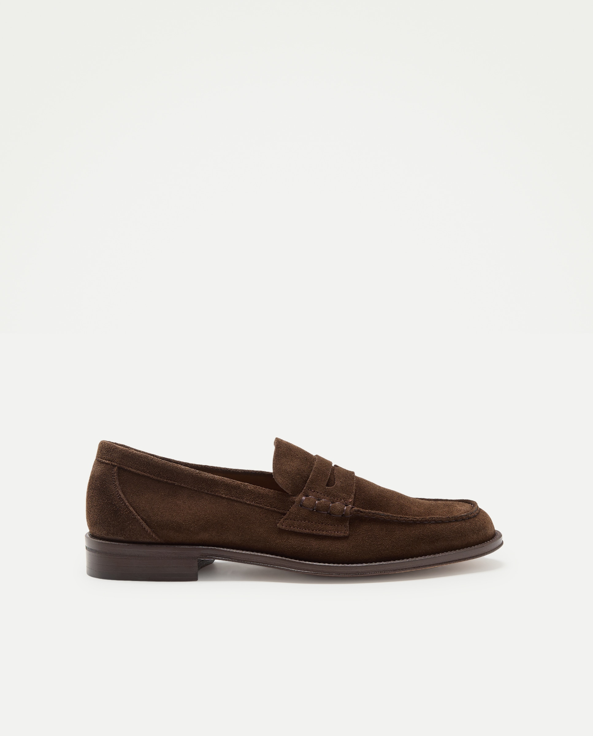 Emidio Tucci - Mocasines hombre ante piso cuero.