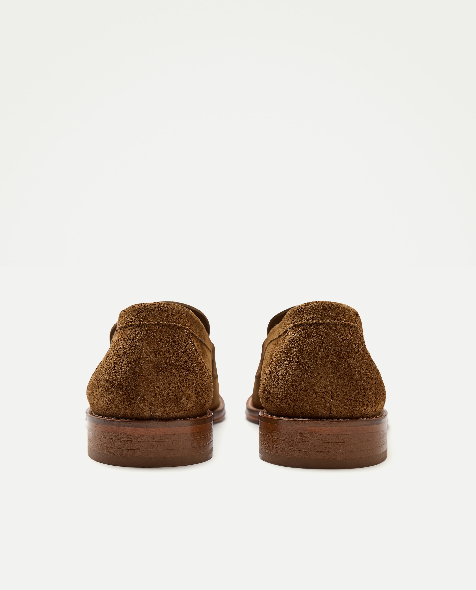 Mocassins em Camurça com Sola de Couro Couro-3