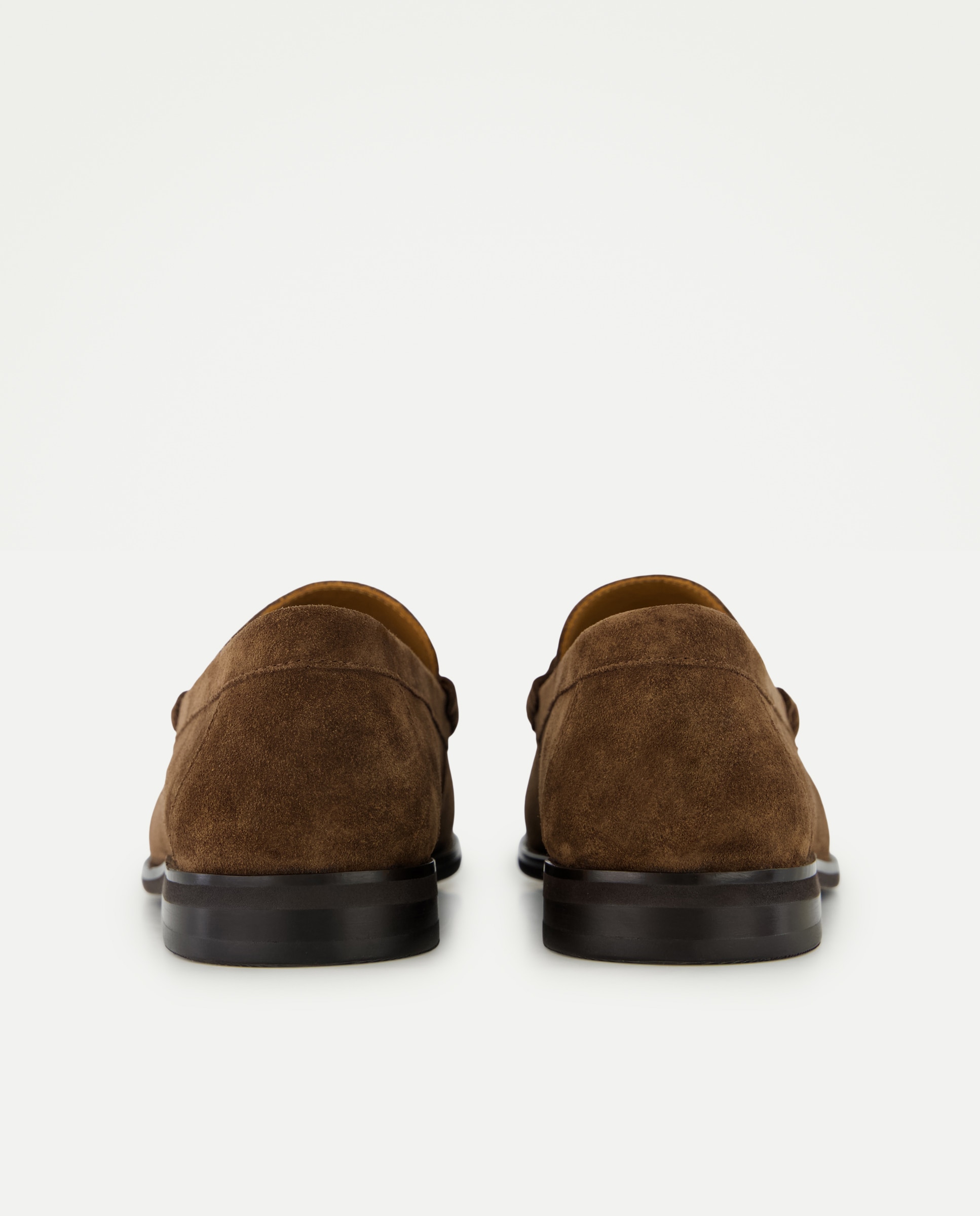 Mocassins de Camurça com Sola de Borracha Castanho-3