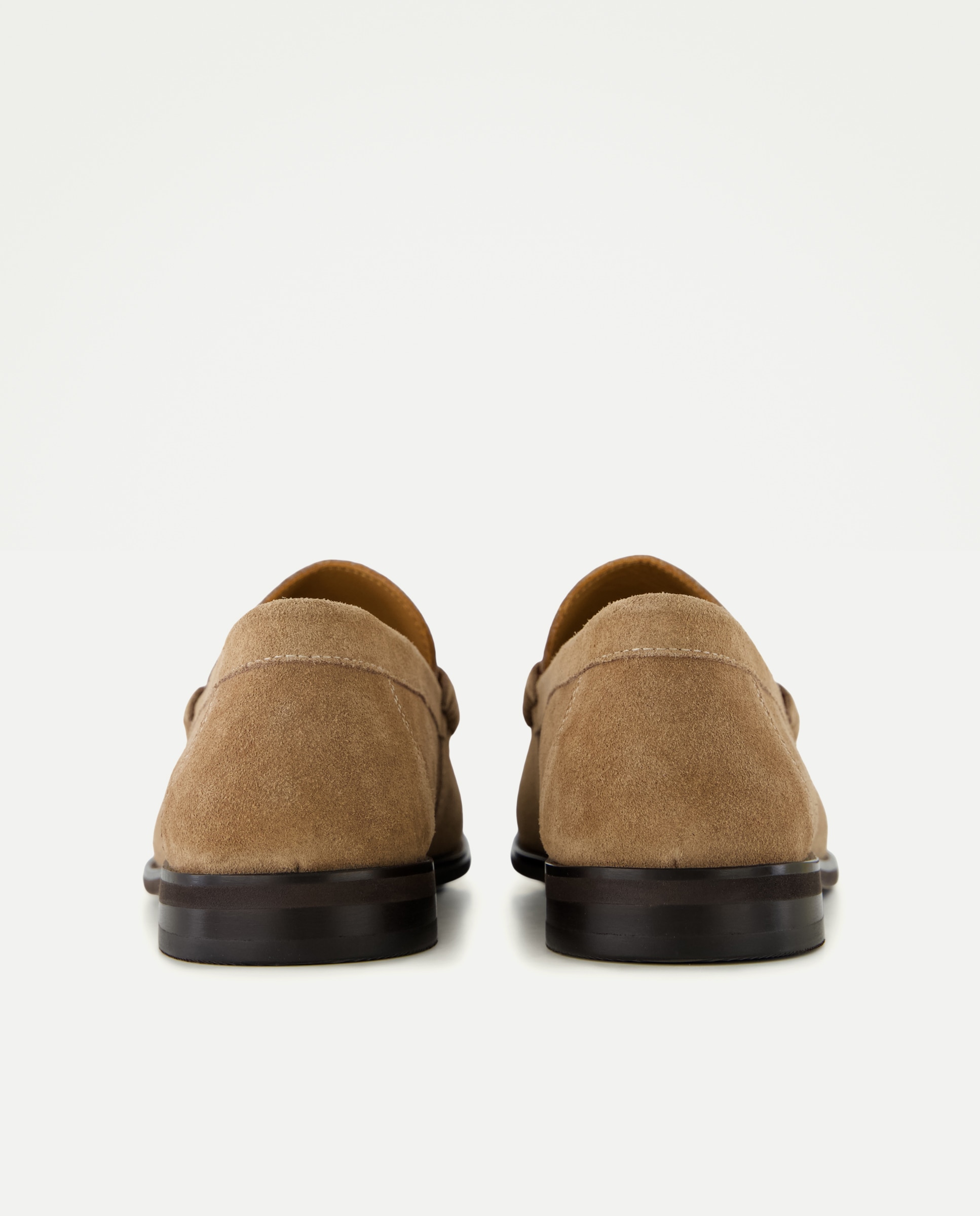 Mocassins de Camurça com Sola de Borracha Visom-Escuro-3