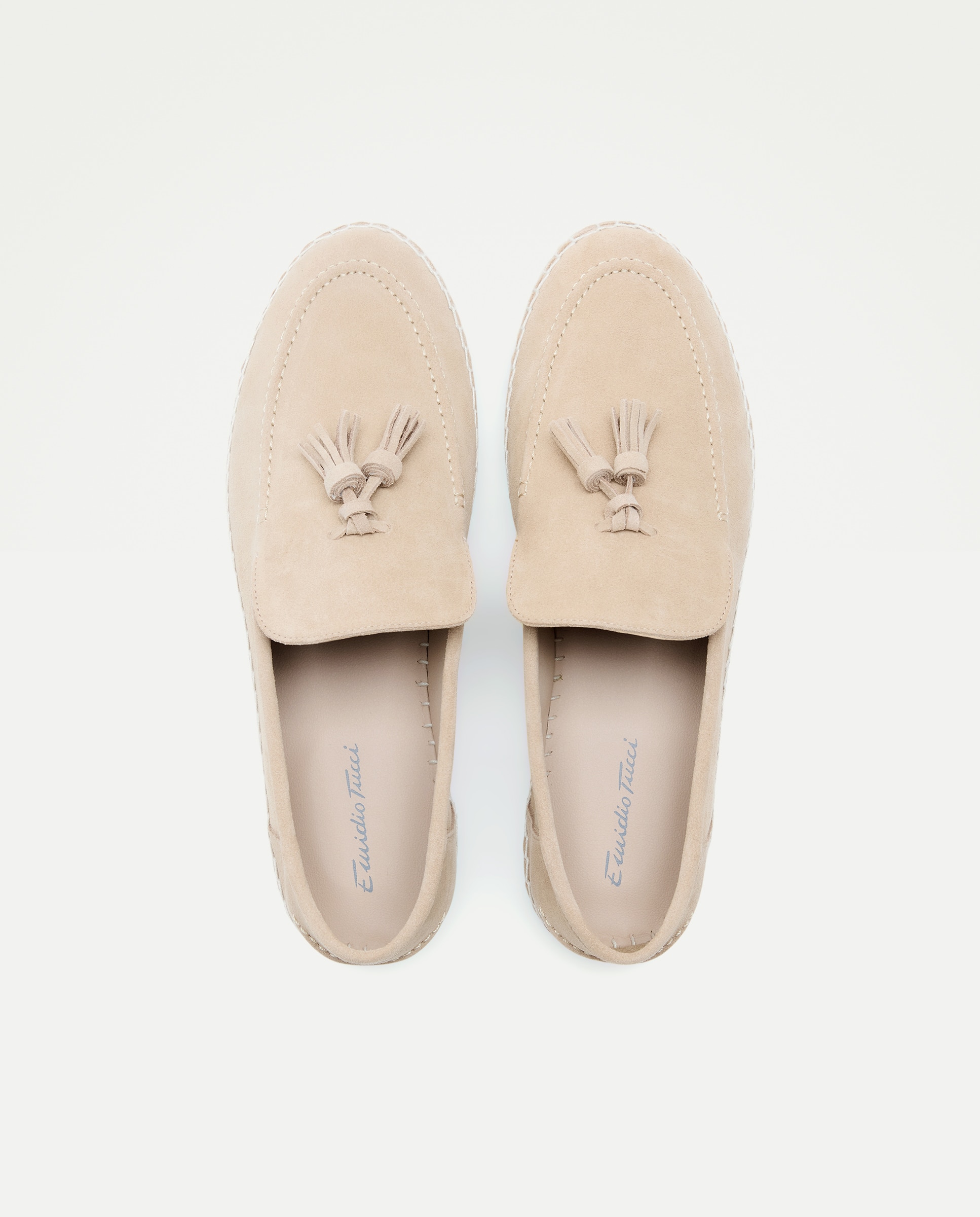 Alpercatas de Camurça com Sola de Juta Castanho-pedra-4