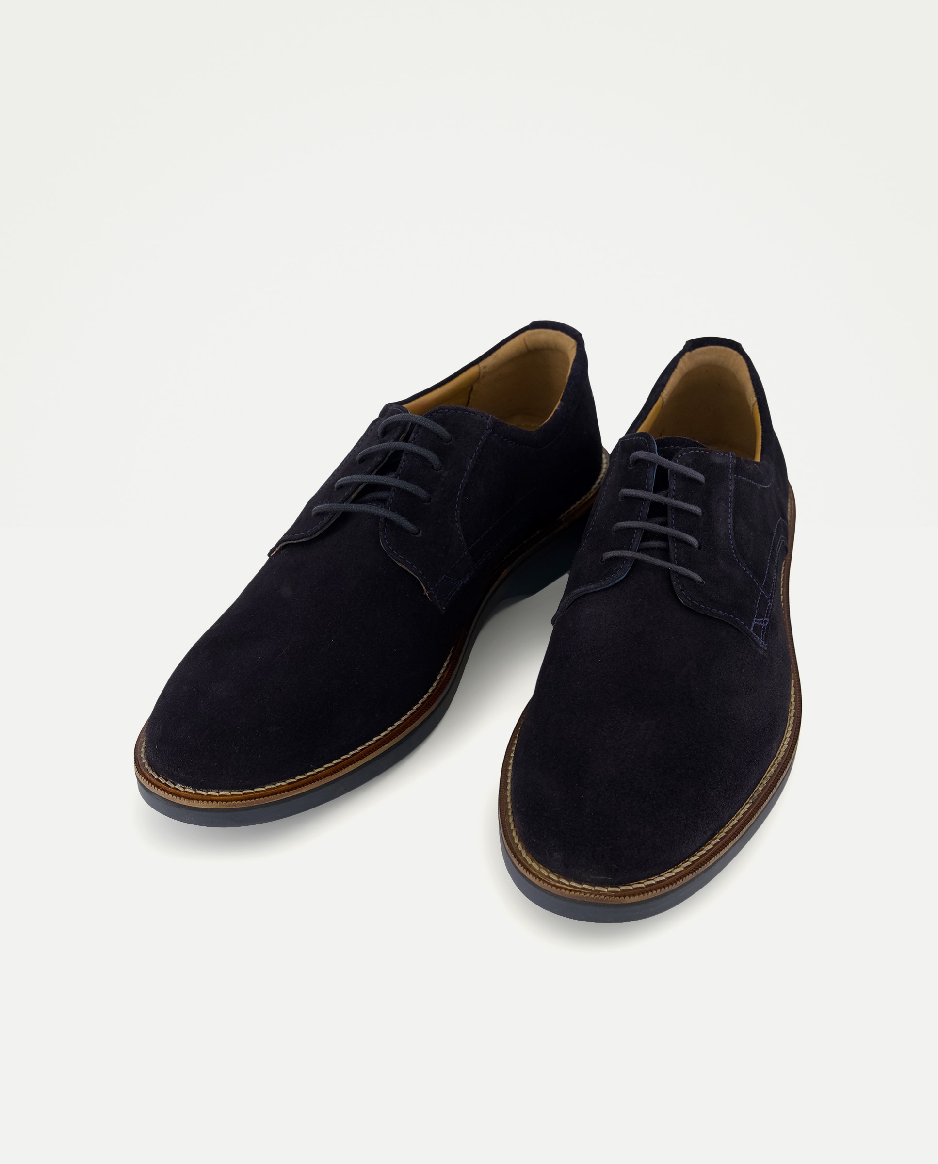 Bluchers de Croute com Sola de Borracha 400 Azul-2