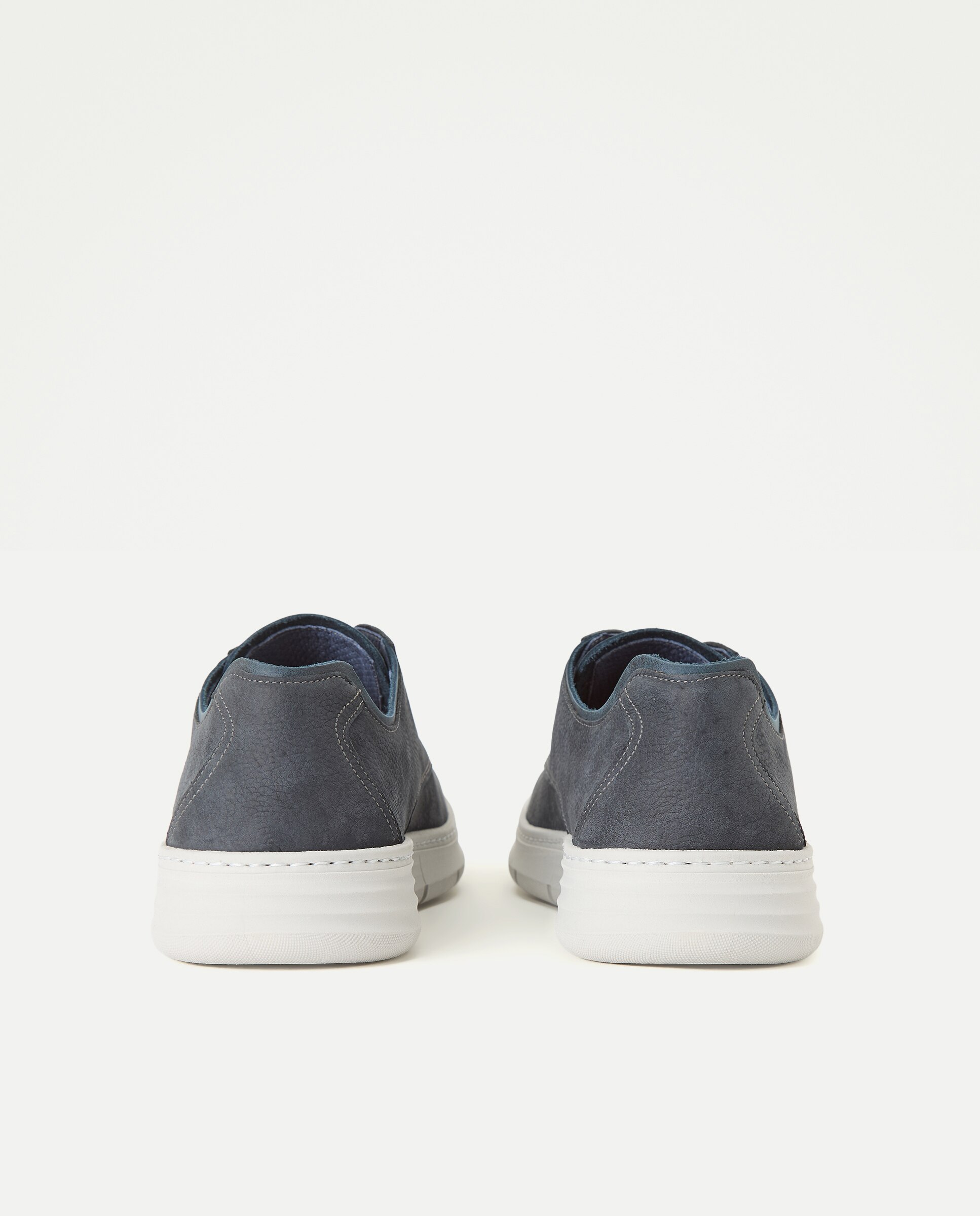 Sapatos de cordões de homem Azul-marinho-3