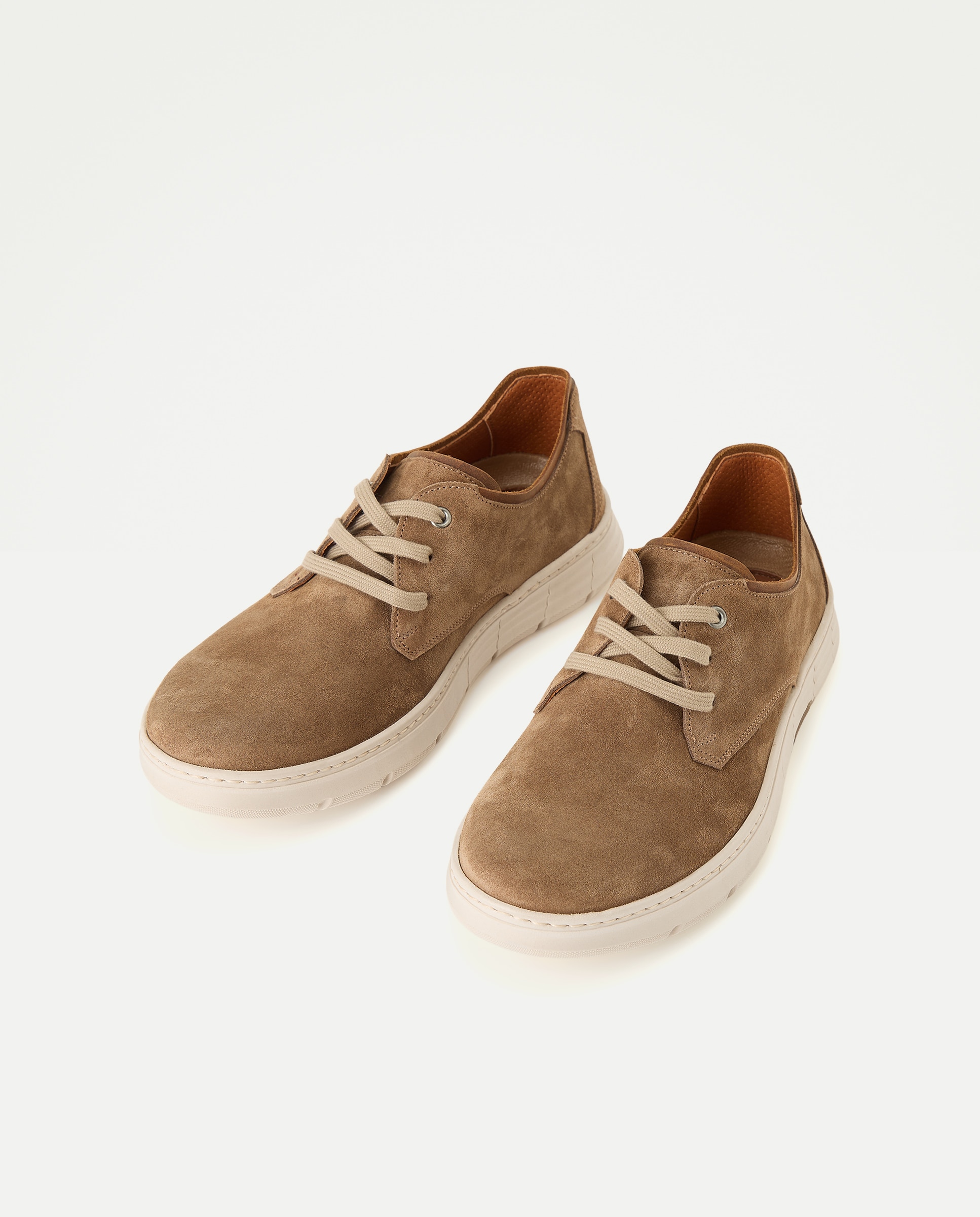 Sapatos de cordões de homem Couro-2