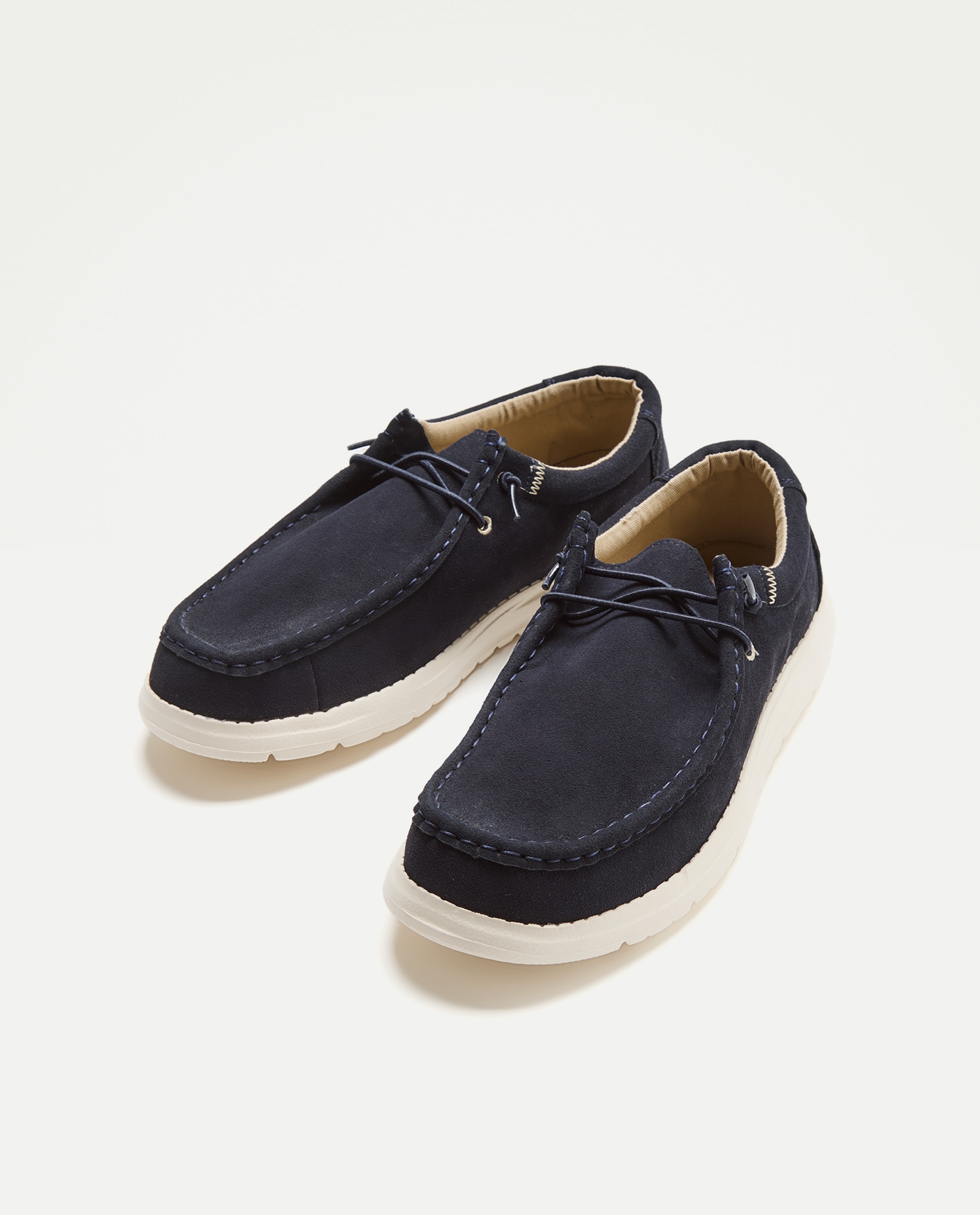 Sapatos Wallabee 430 Azul Escuro-2