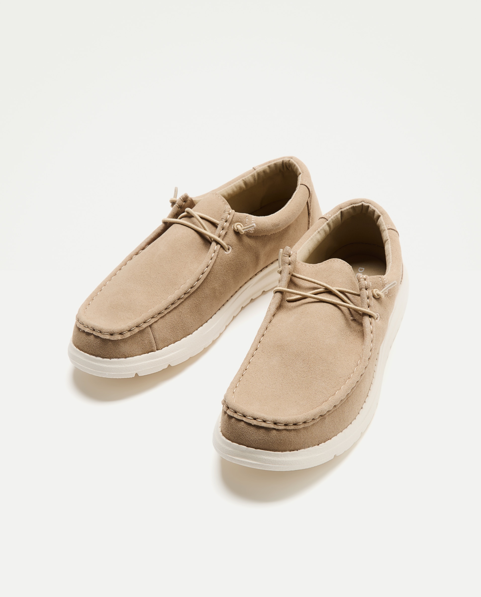 Sapatos Wallabee Bege-2