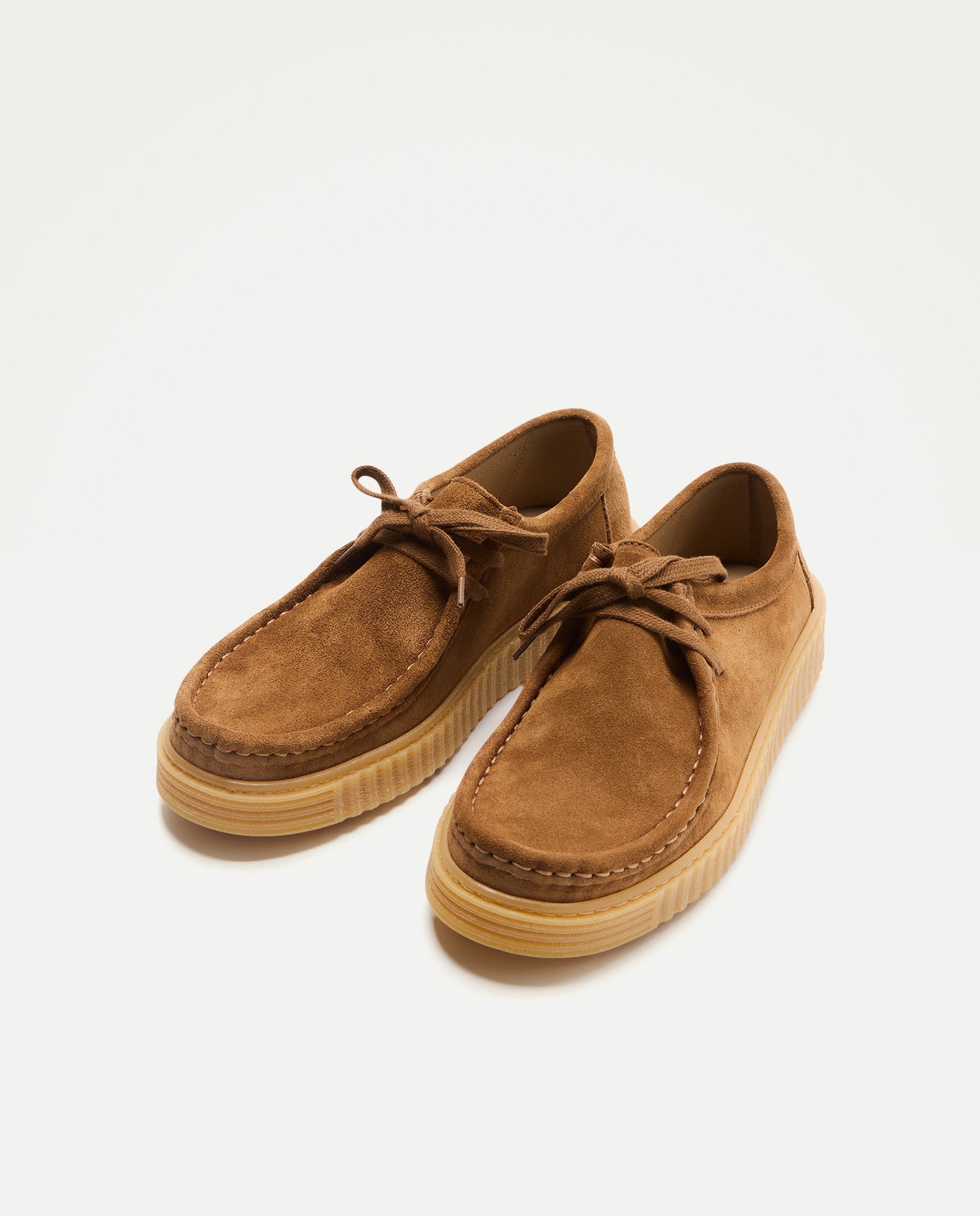 Sapatos Wallabee de homem Couro-2