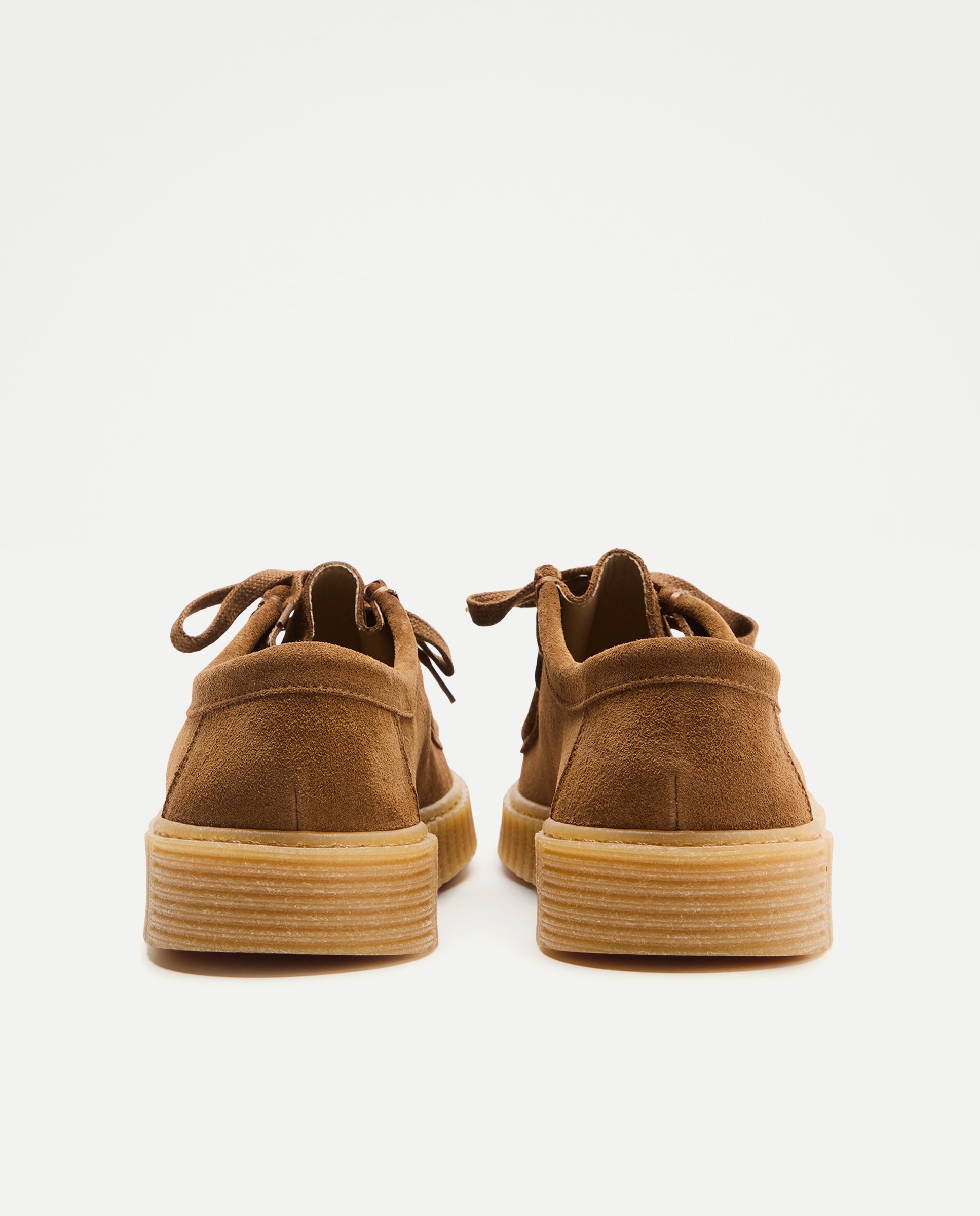 Sapatos Wallabee de homem Couro-3