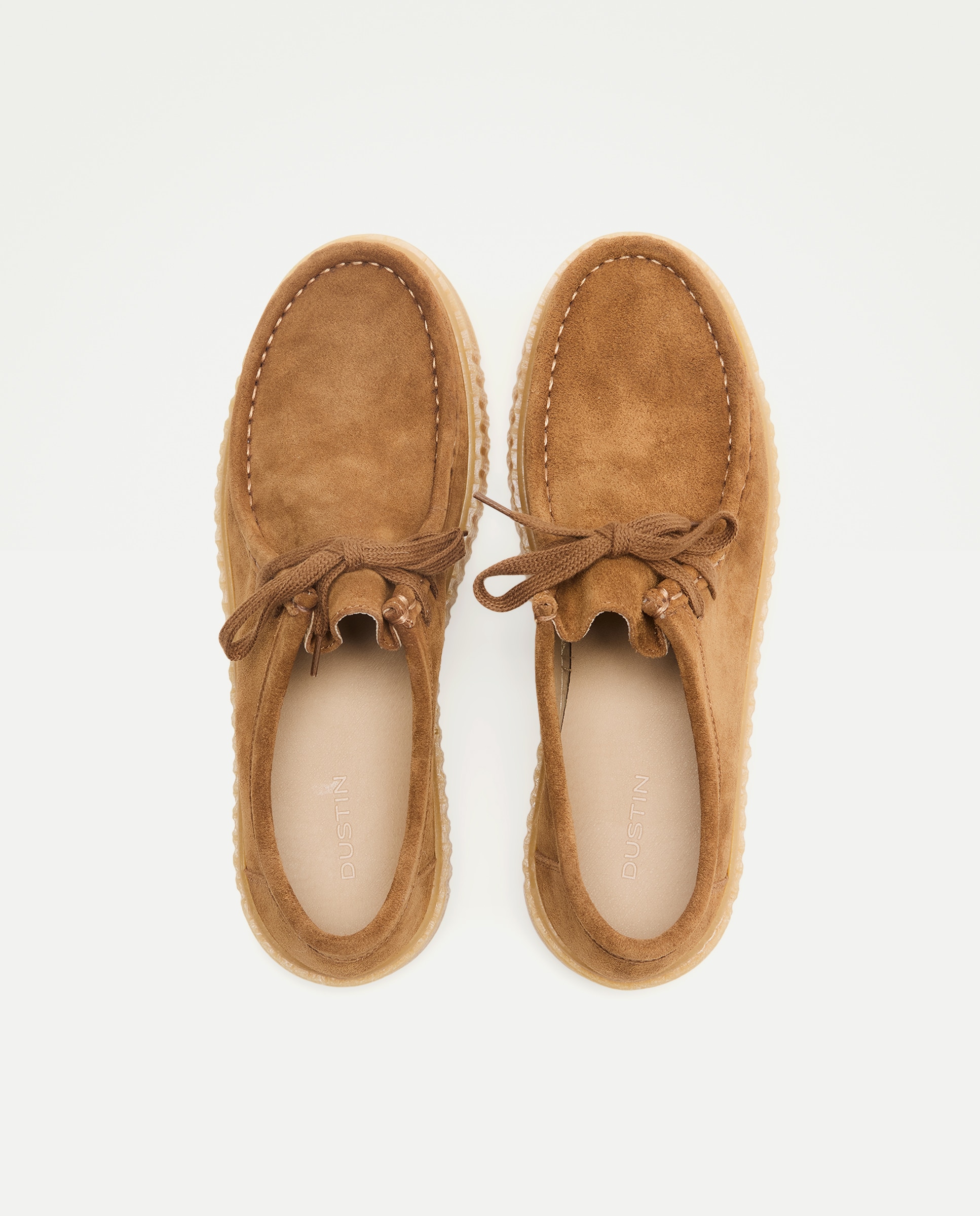 Sapatos Wallabee de homem Couro-4