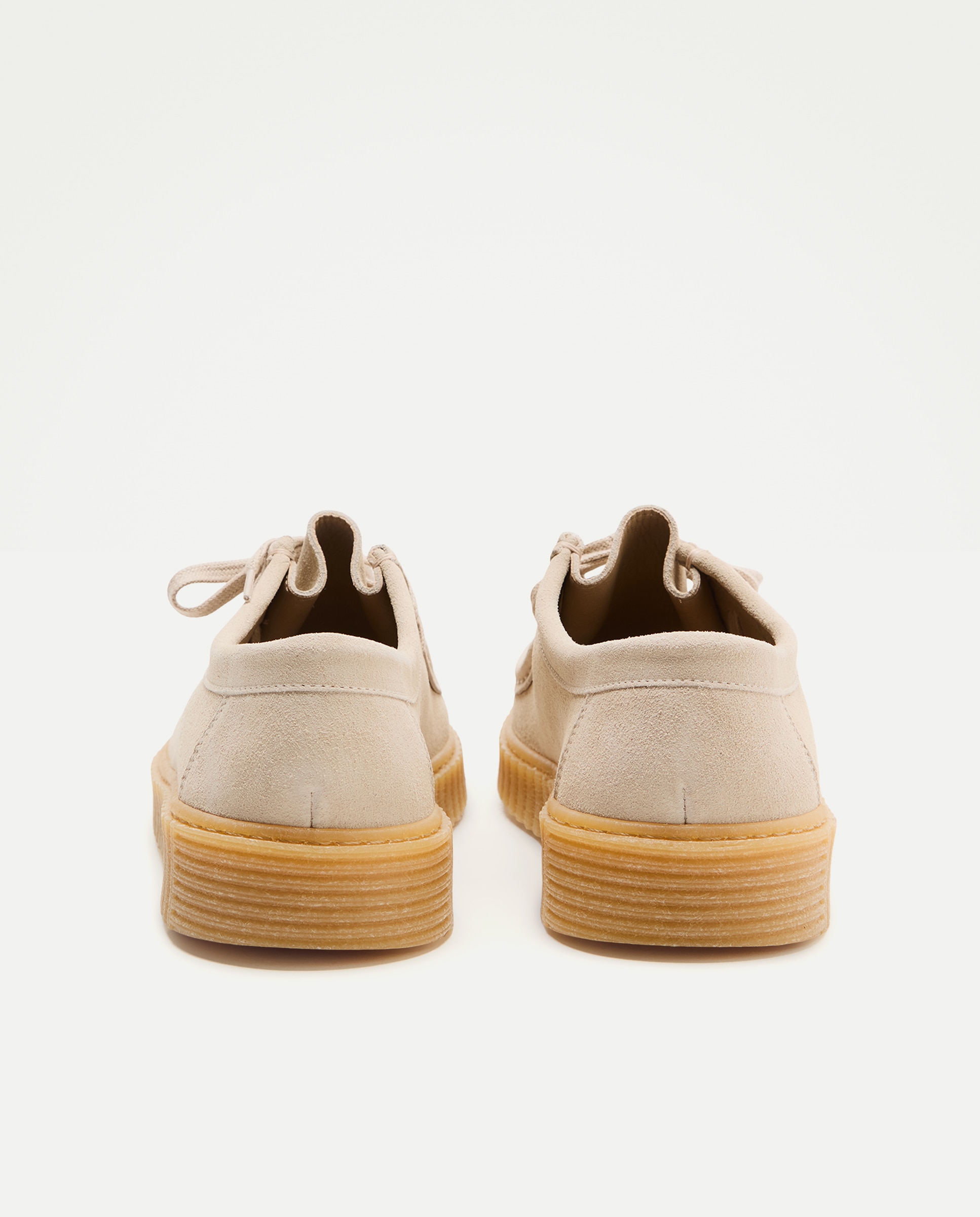 Sapatos Wallabee de homem Branco-gelo-3
