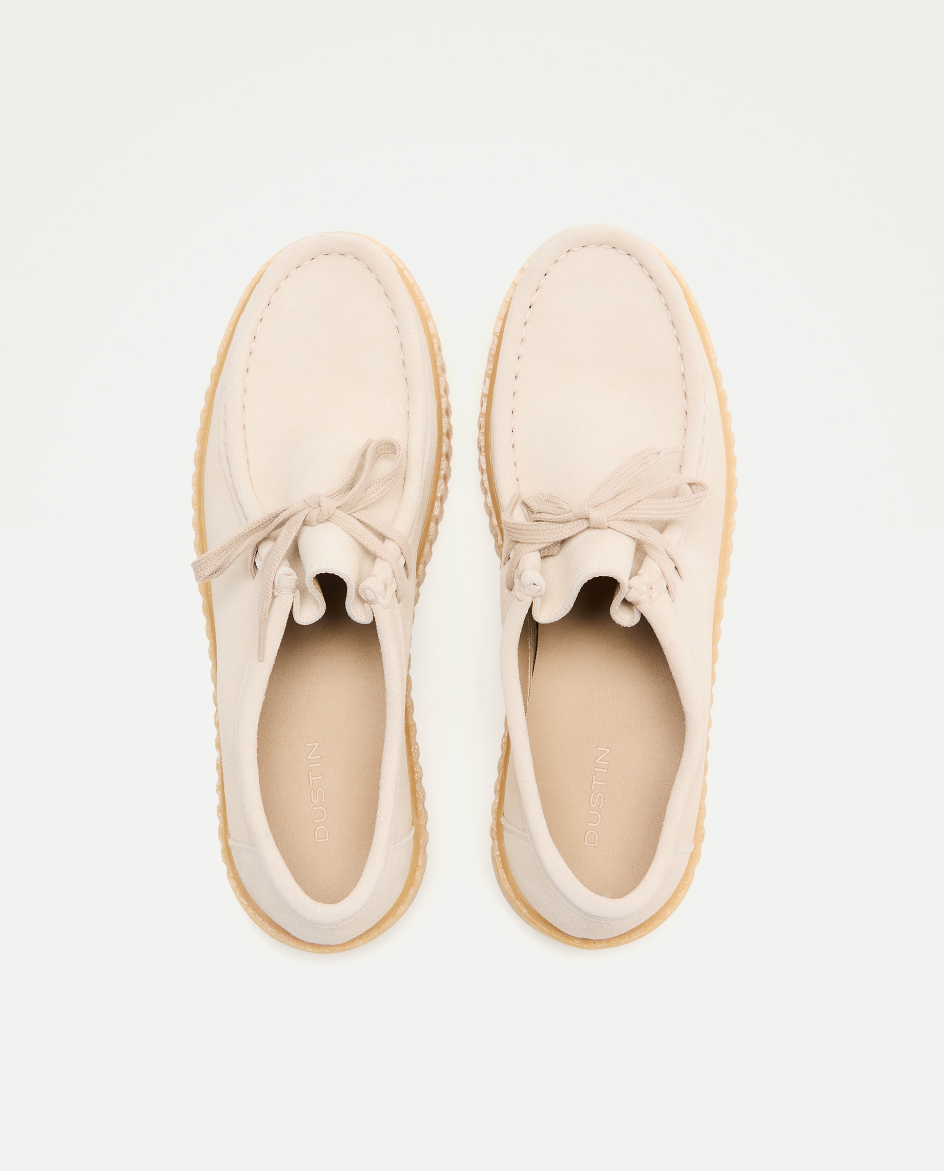 Sapatos Wallabee de homem Branco-gelo-4