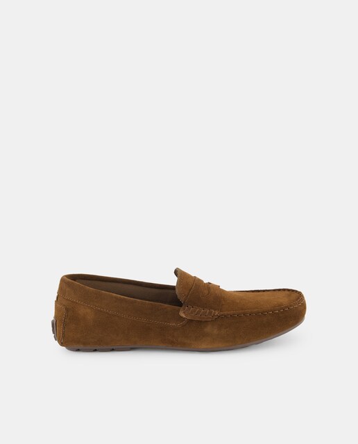 Imagen 0 de Mocasines de hombre en serraje