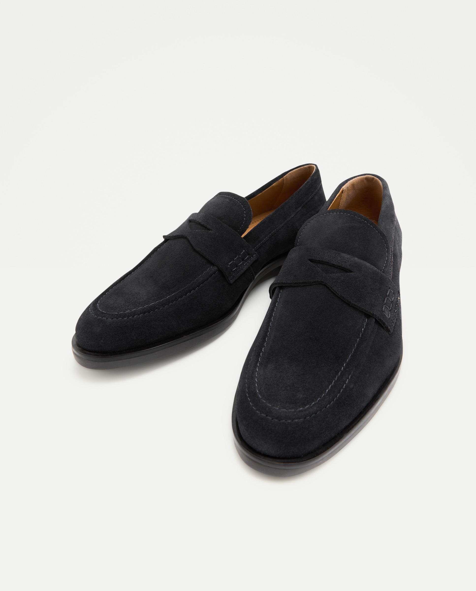 Mocassins em Croute com Sola de Borracha 400 Azul-2