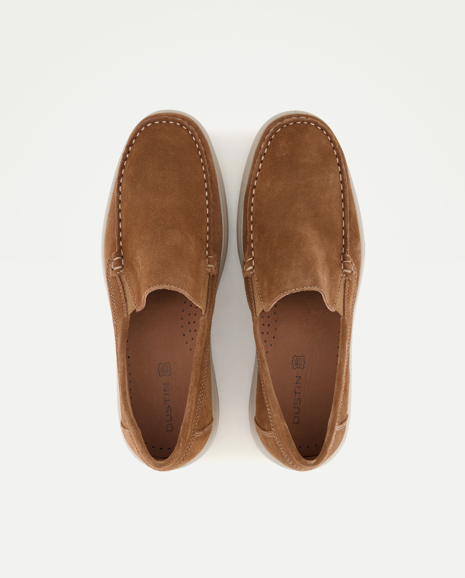 Mocassins de homem Castanho-4
