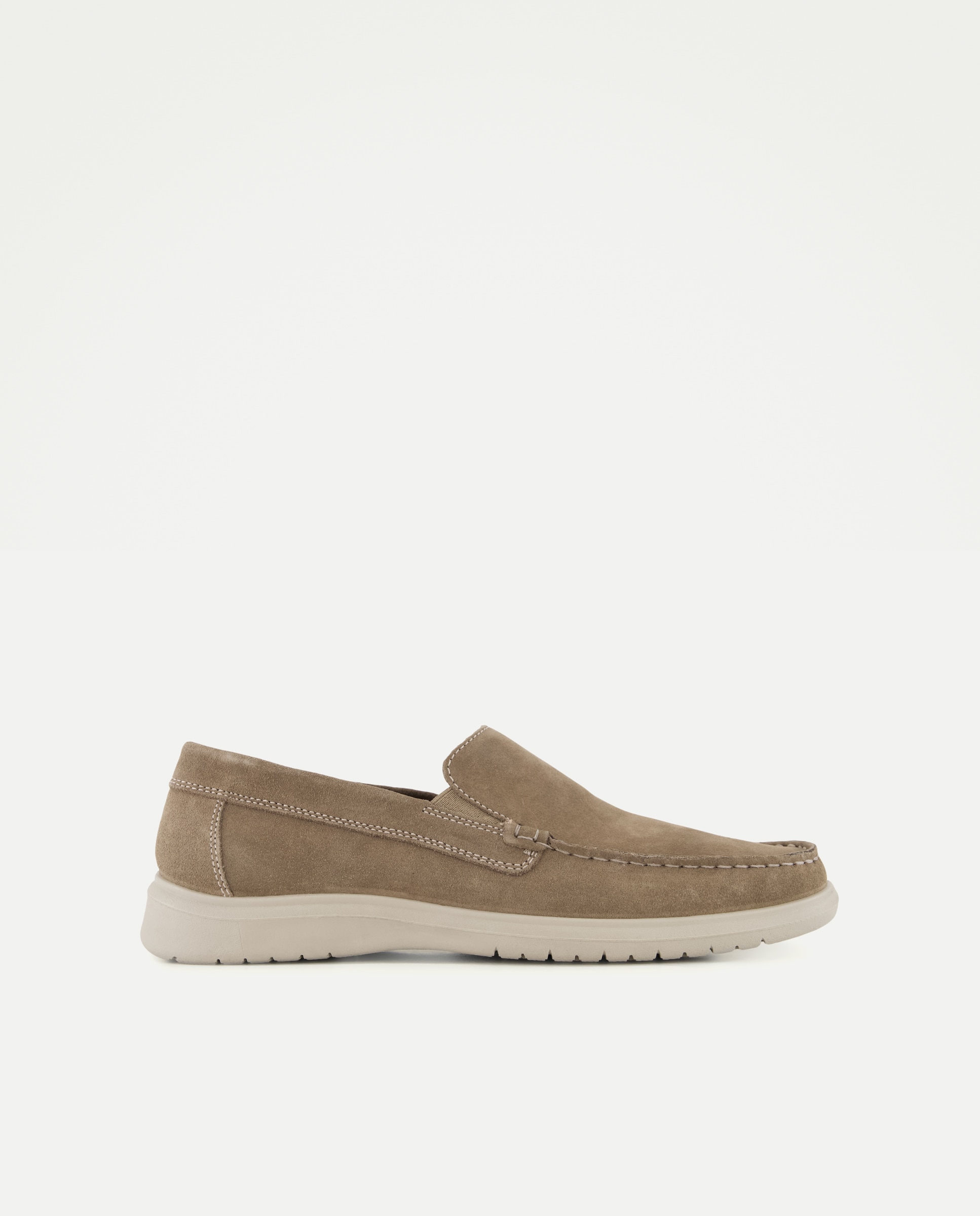 Mocassins de homem Taupe-1