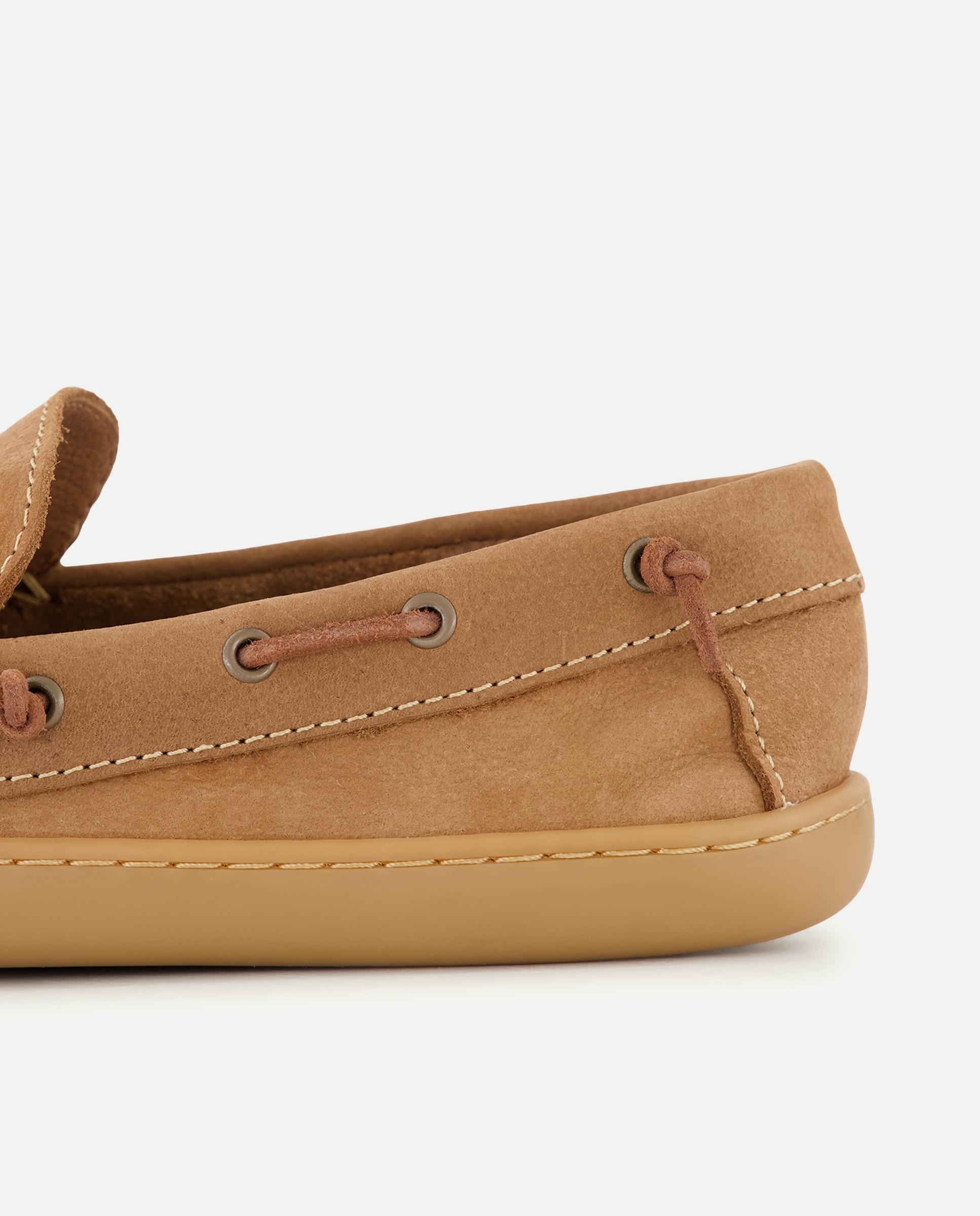 Mocassins Barefoot em Nobuck com Sola de Borracha Couro-5