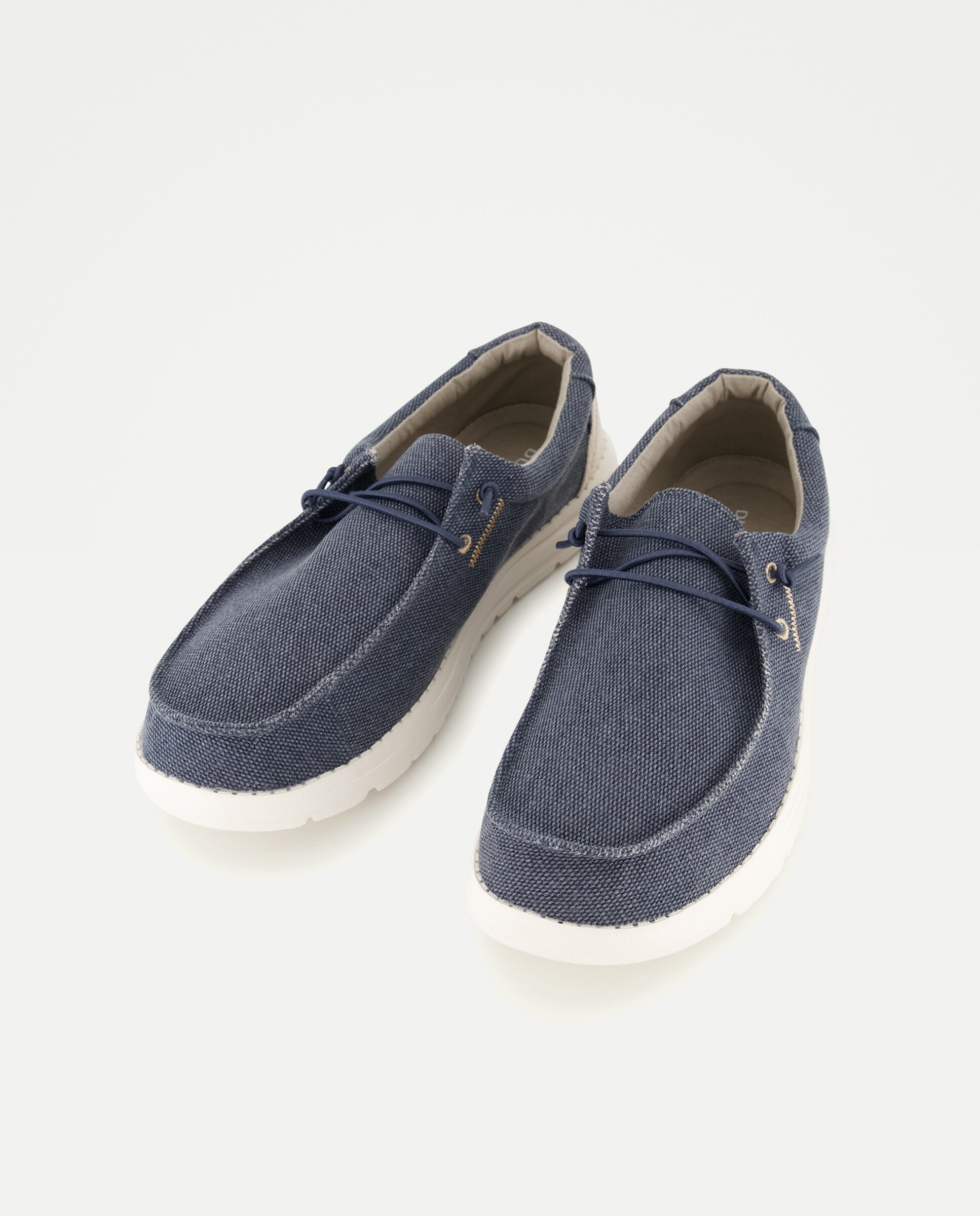 Sapatos Wallabee 430 Azul Escuro-2
