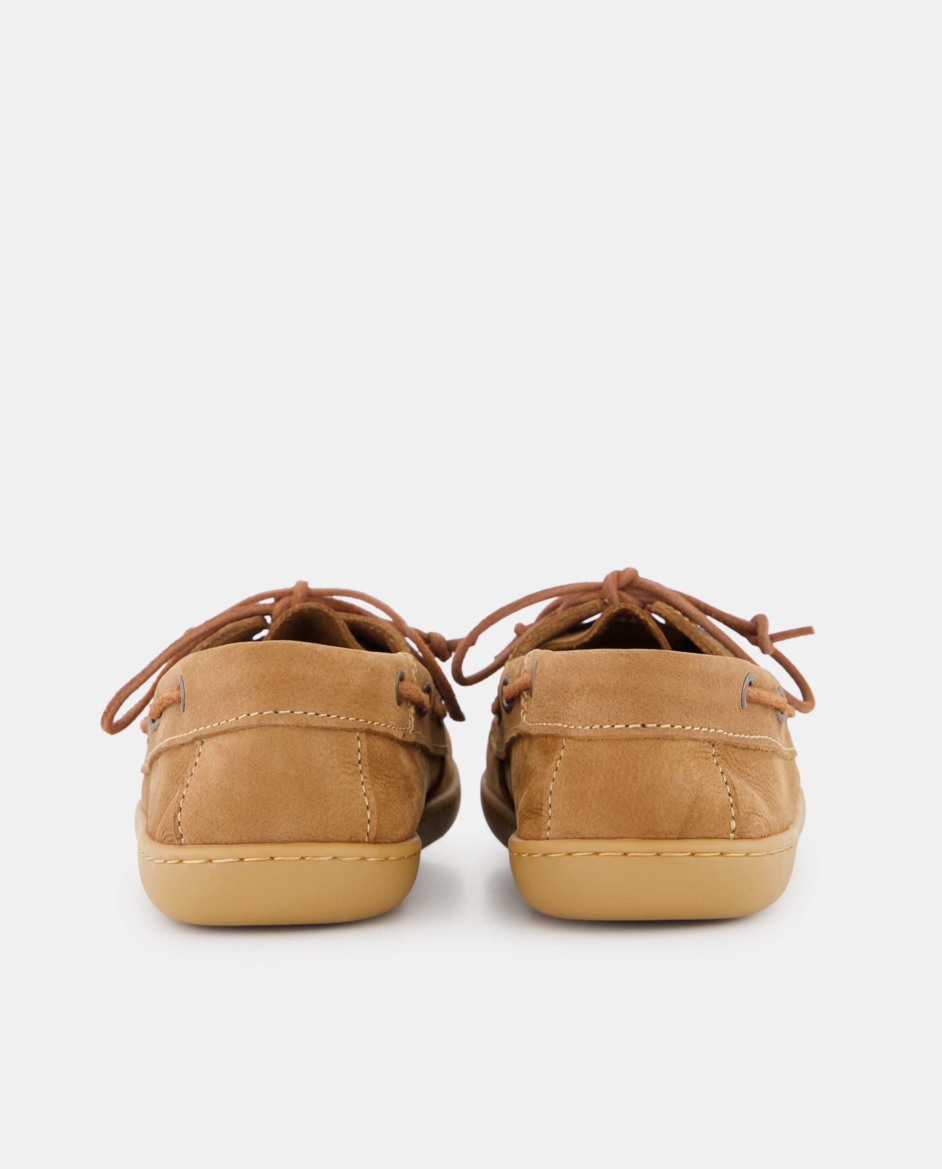 Náuticos Barefoot em Nobuck com Sola de Borracha Couro-3