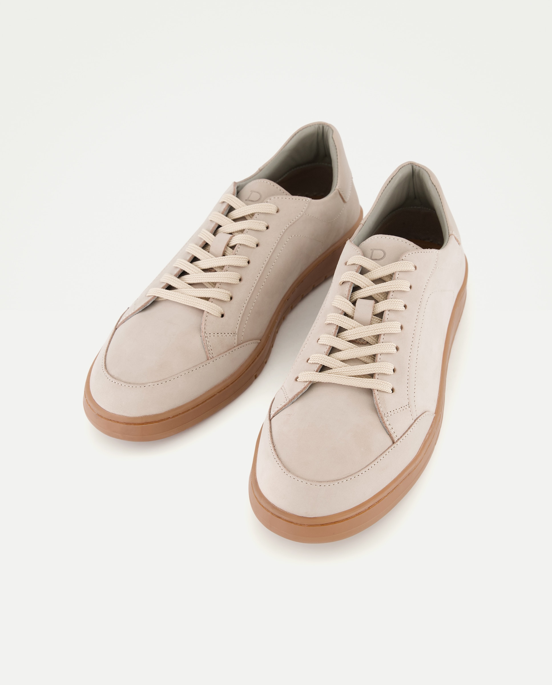 Sapatilhas Desportivas em Nobuck Bege-2