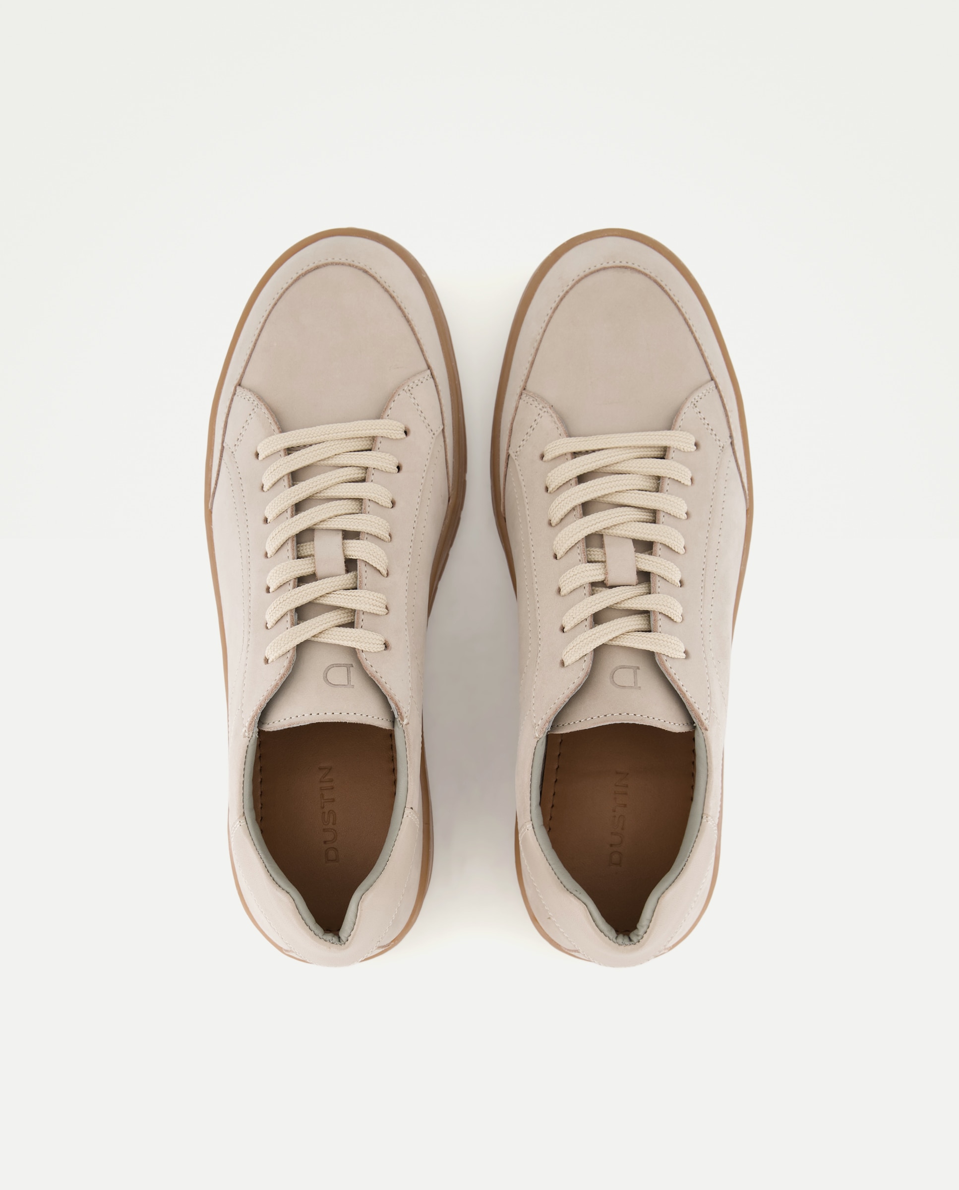 Sapatilhas Desportivas em Nobuck Bege-4