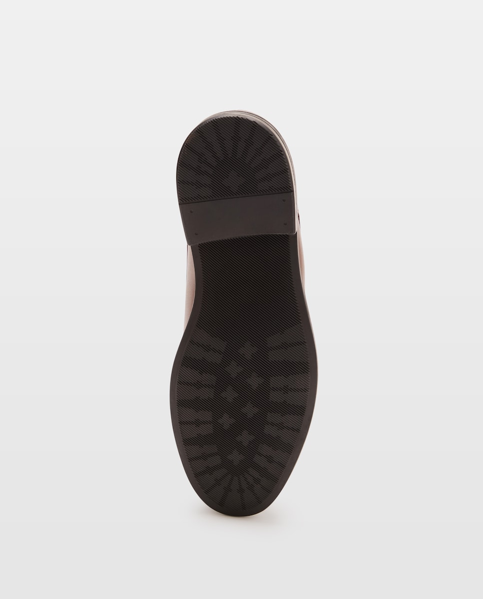 Sapatos Formais em Pele Castanho-6