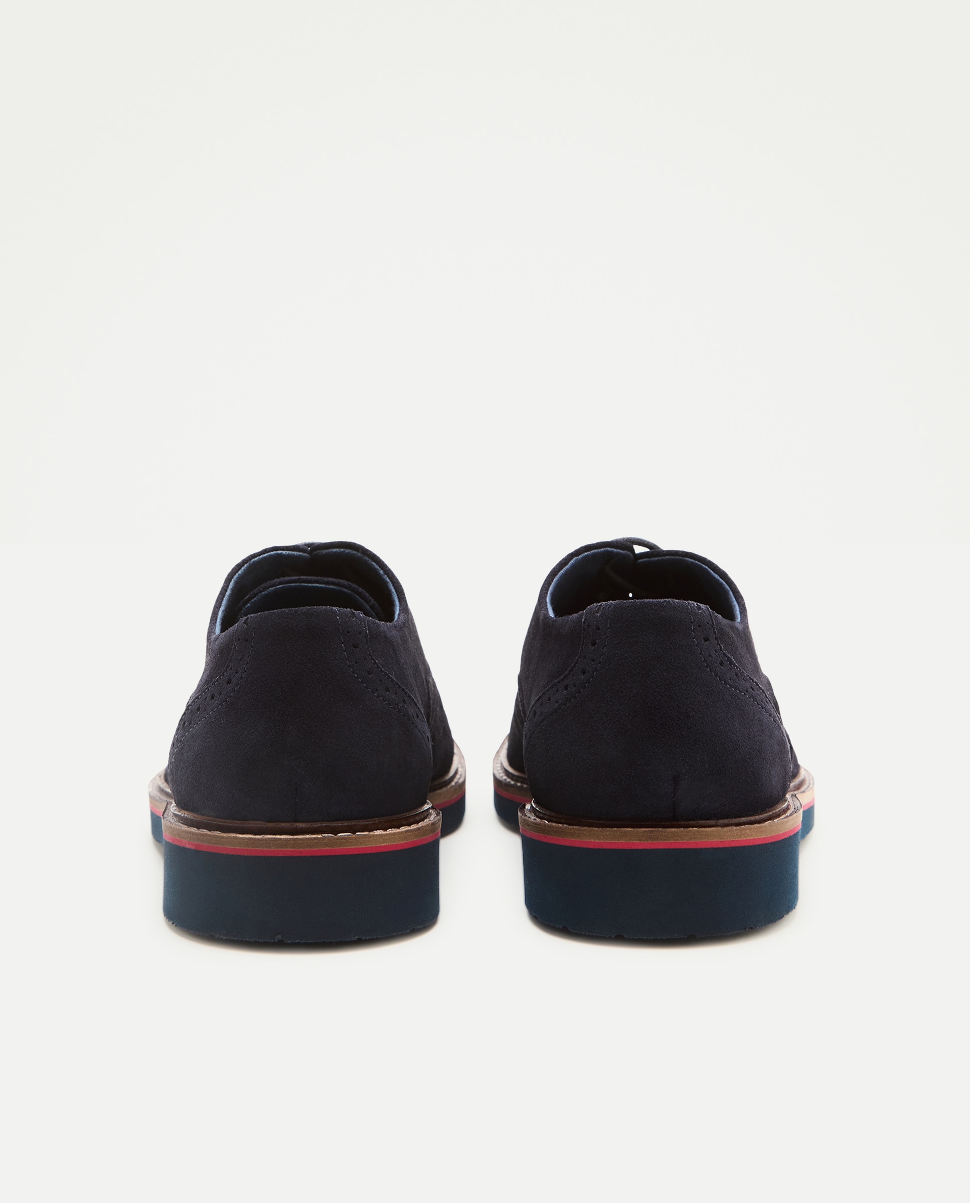 Sapatos Oxford em Pele 400 Azul-3