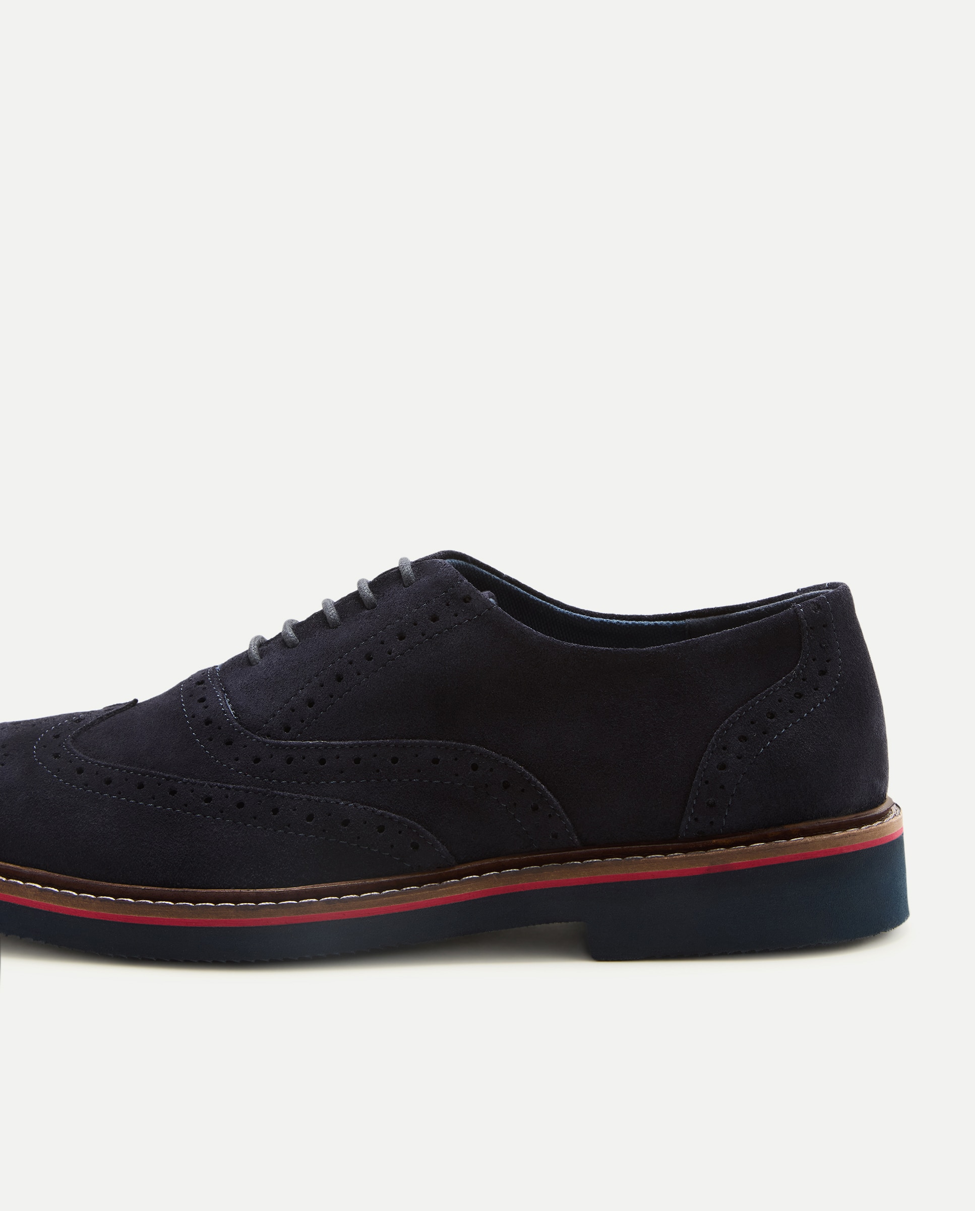 Sapatos Oxford em Pele 400 Azul-5