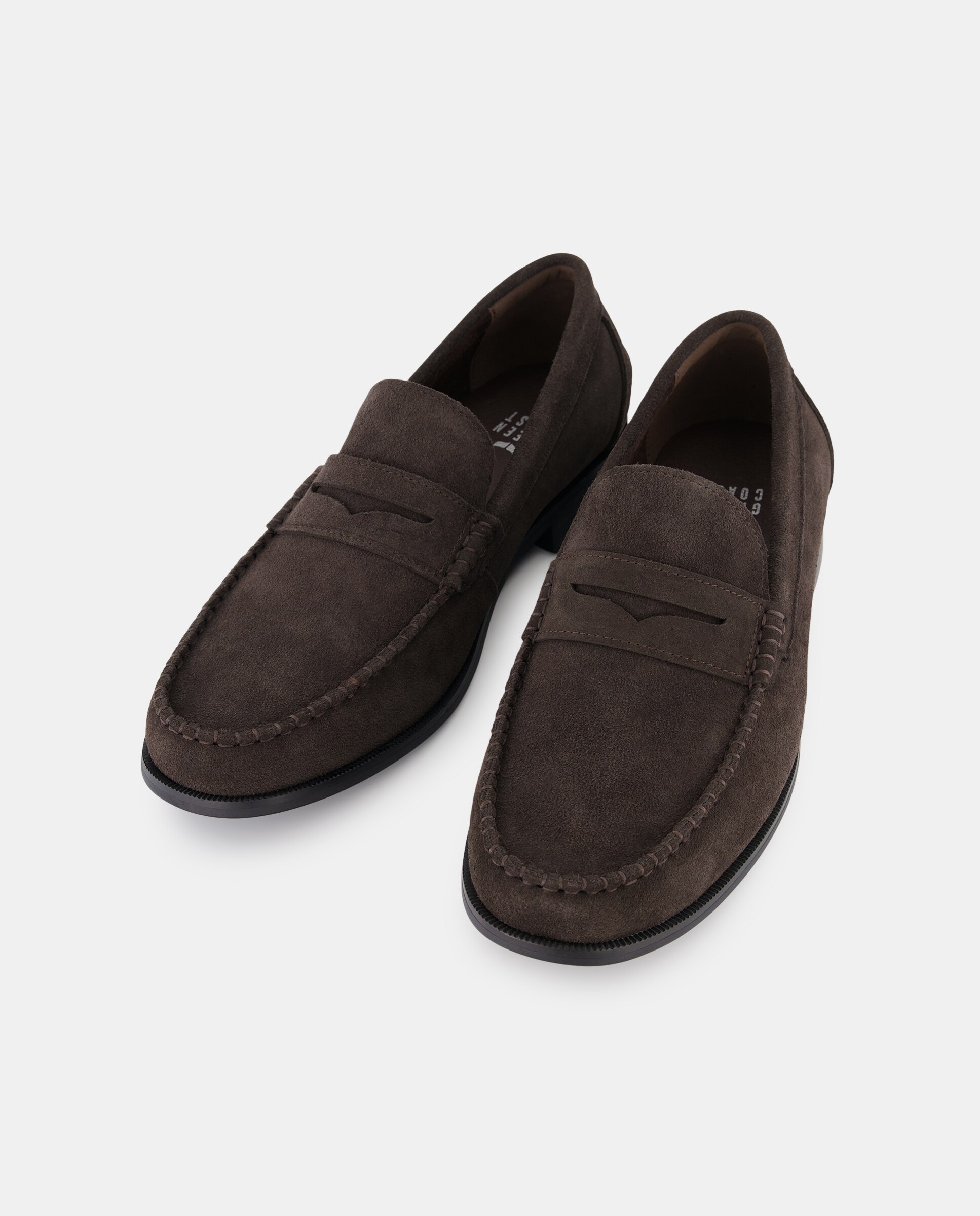 Mocassins em Croute Castanho-2