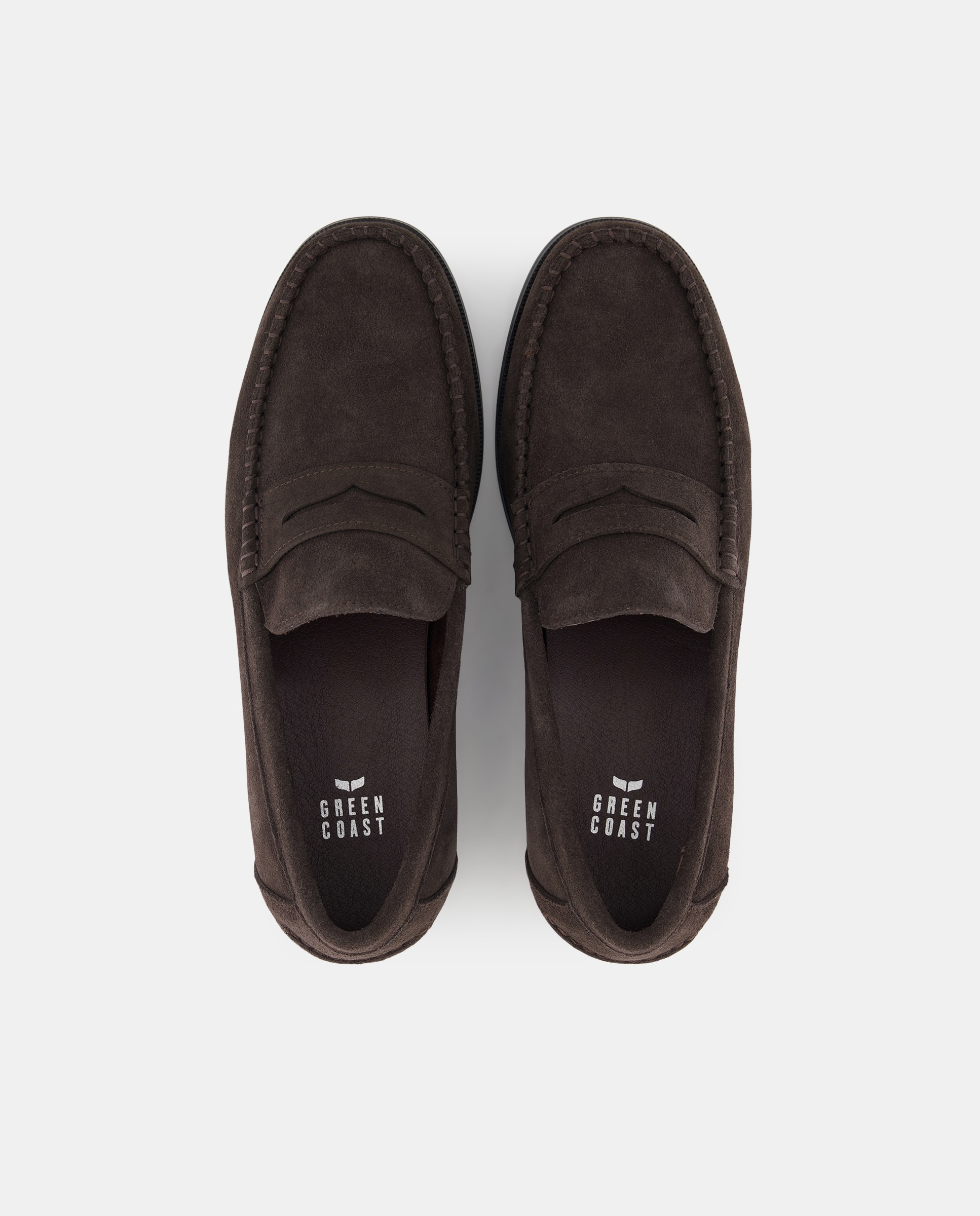 Mocassins em Croute Castanho-4