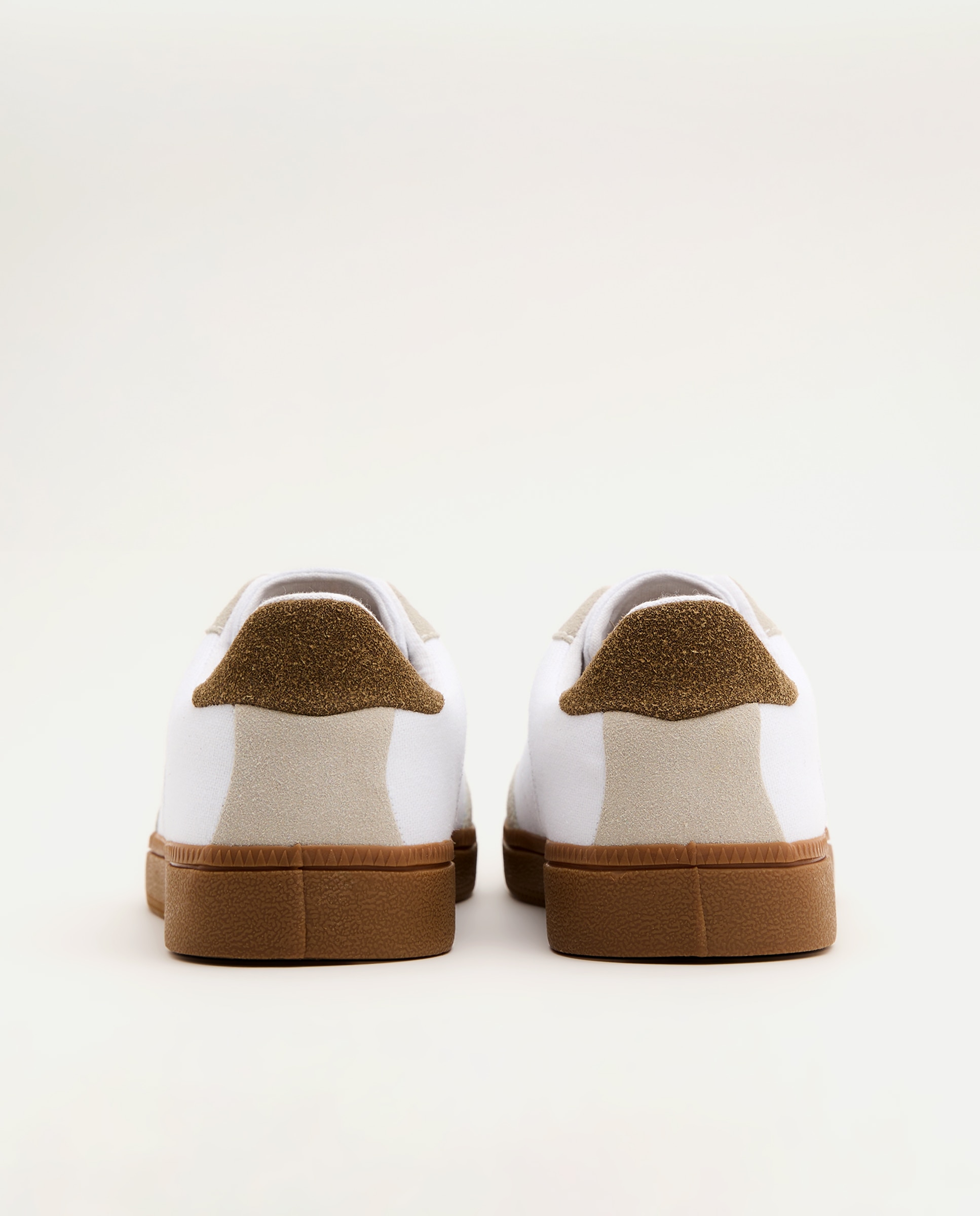 Sapatilhas Desportivas de Lona Branco-3