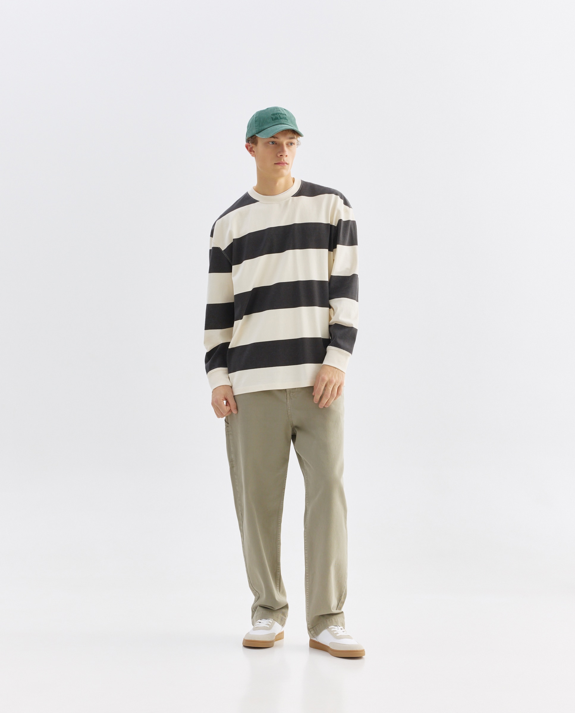Sapatilhas Desportivas de Lona Branco-7