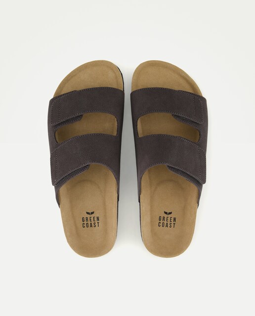 Imagen 0 de Sandalia hombre velcro 820 Gris medio