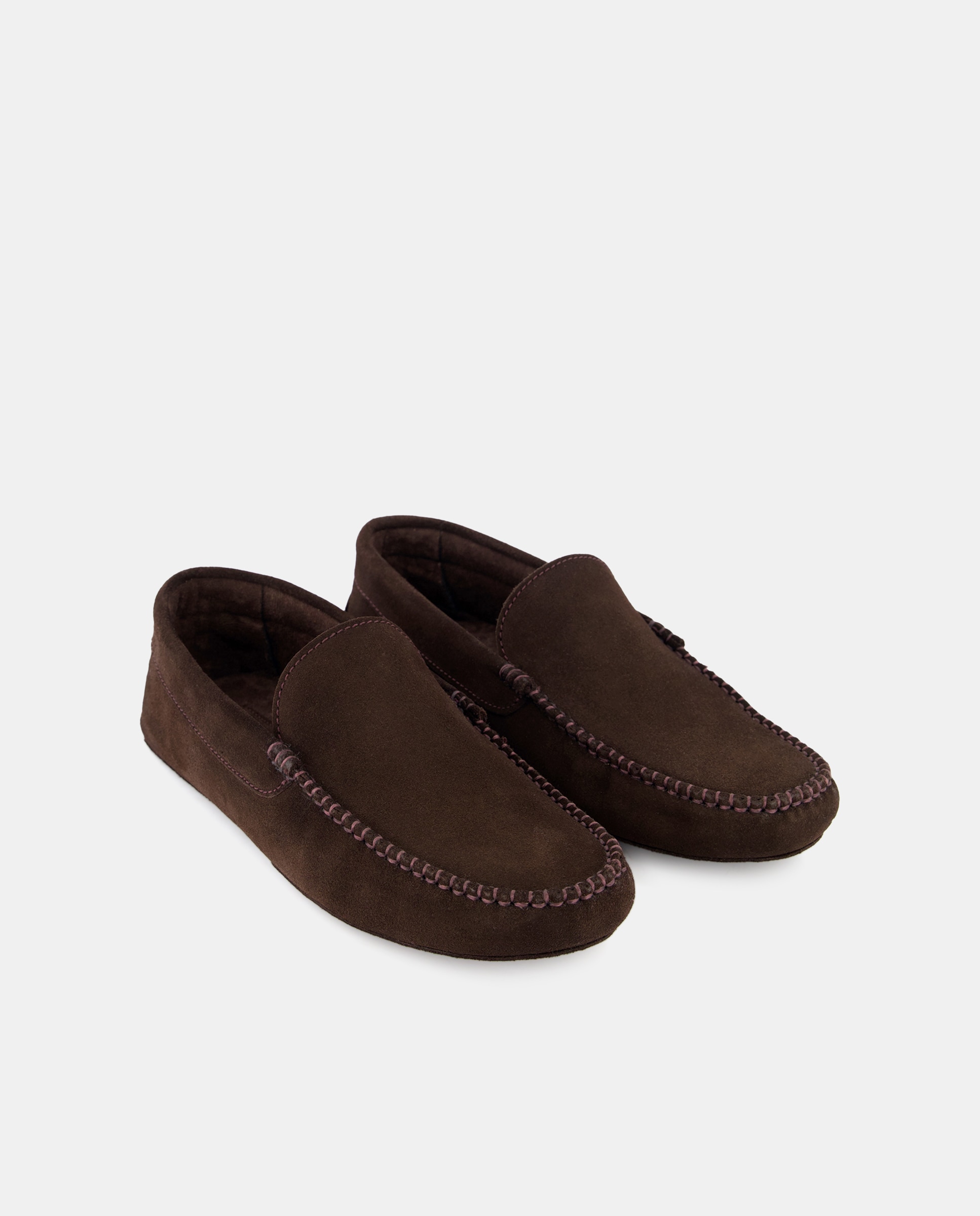 Mocassins em Croute Castanho-escuro-2