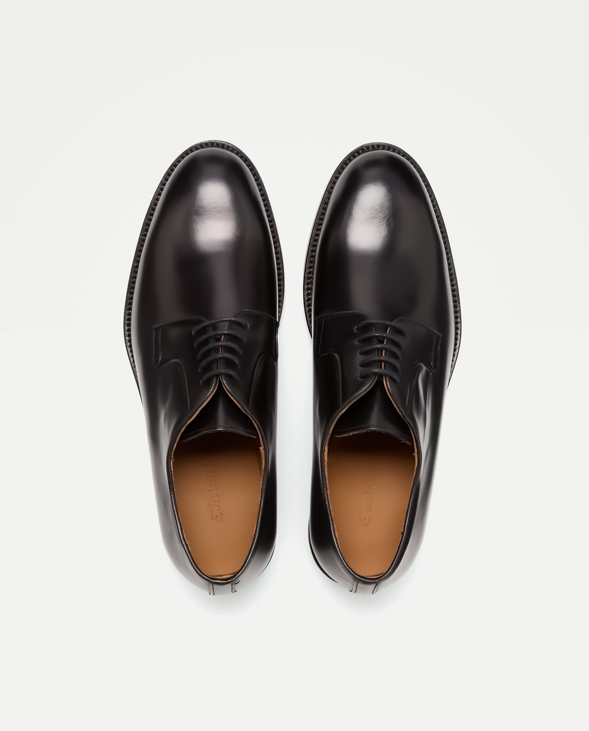 Zapatos de hombre con cierre de cordones - Emidio Tucci - Negro Negro-4