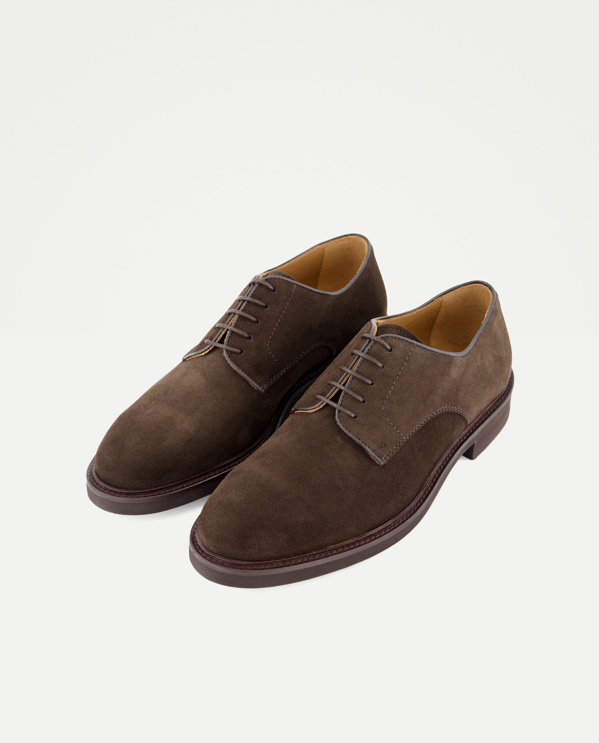 Zapatos de hombre con cierre de cordones - Emidio Tucci - Marrón Marrón-2