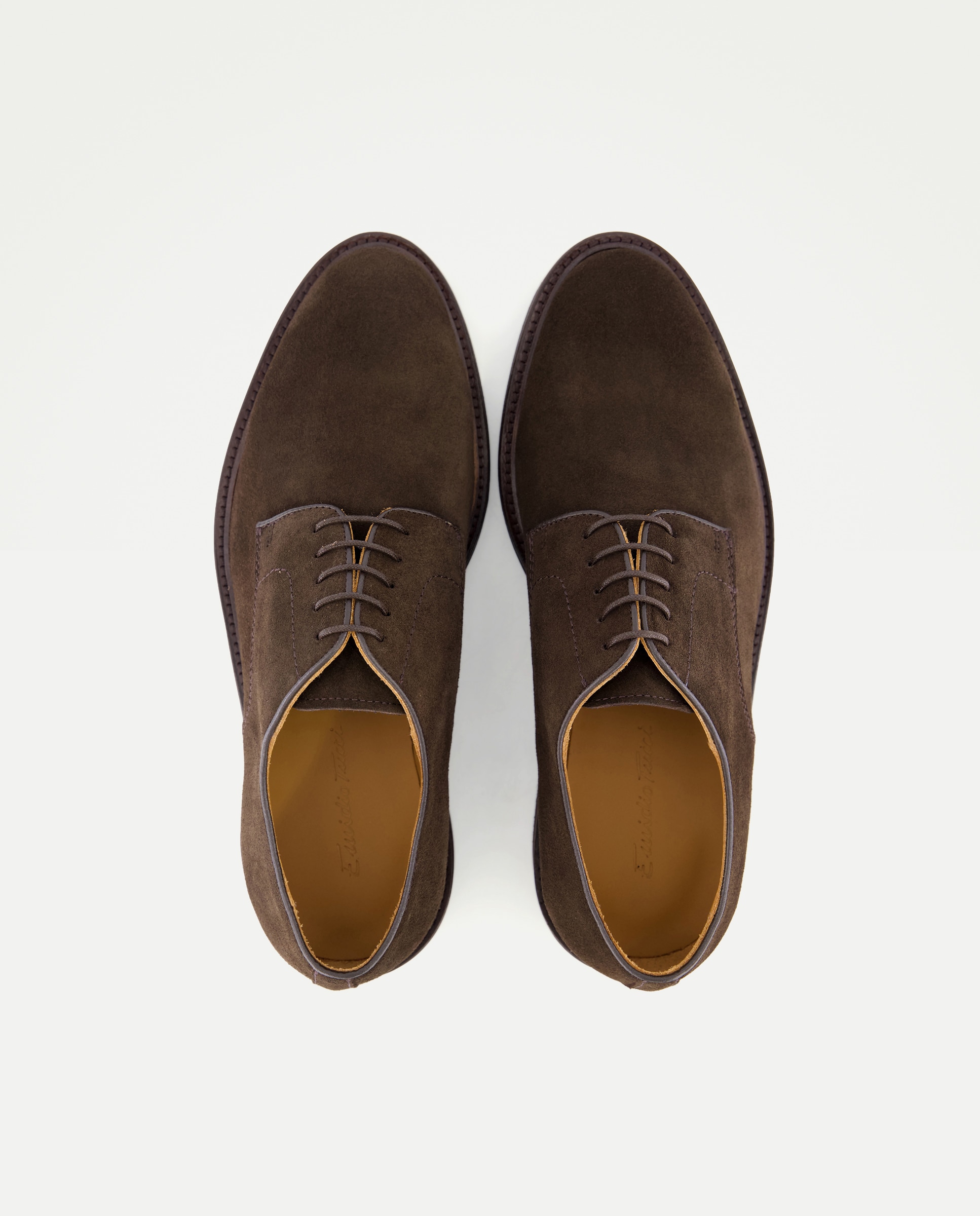 Zapatos de hombre con cierre de cordones - Emidio Tucci - Marrón Marrón-4