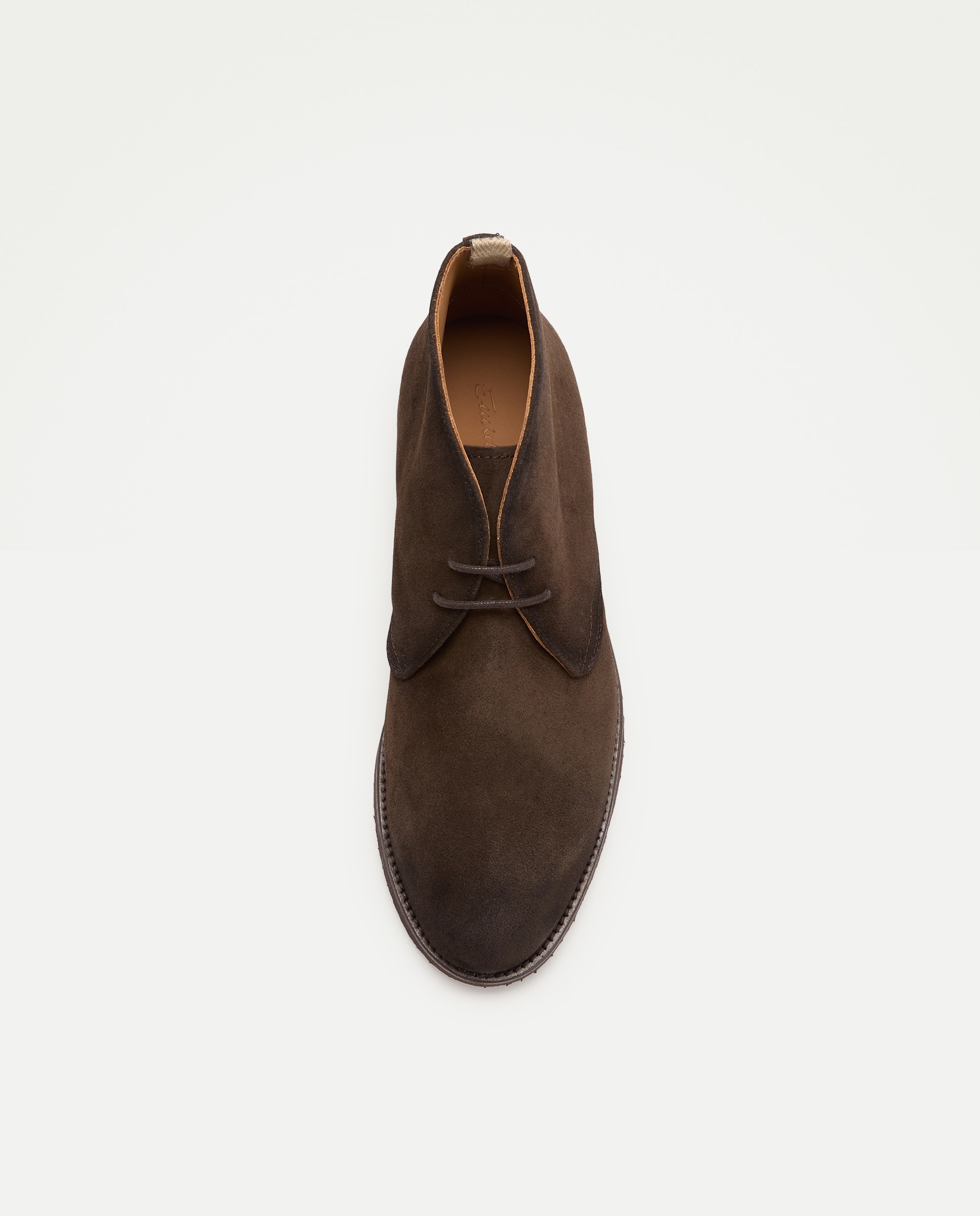 Botas com Atacadores Castanho-4