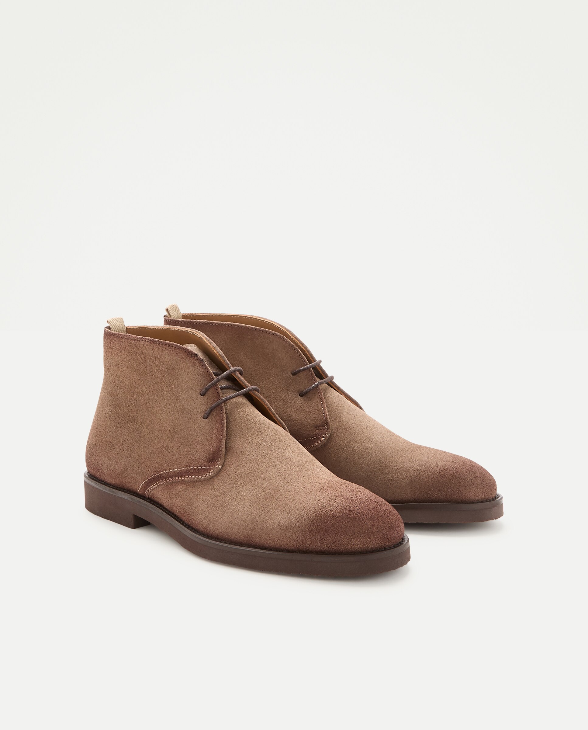 Botas com Atacadores Taupe-2