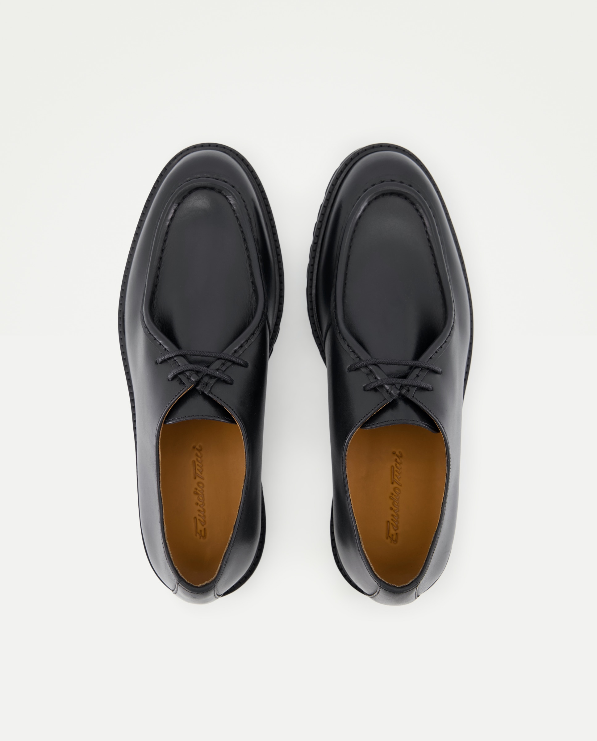 Zapato cordones hombre - Emidio Tucci - Negro Negro-4
