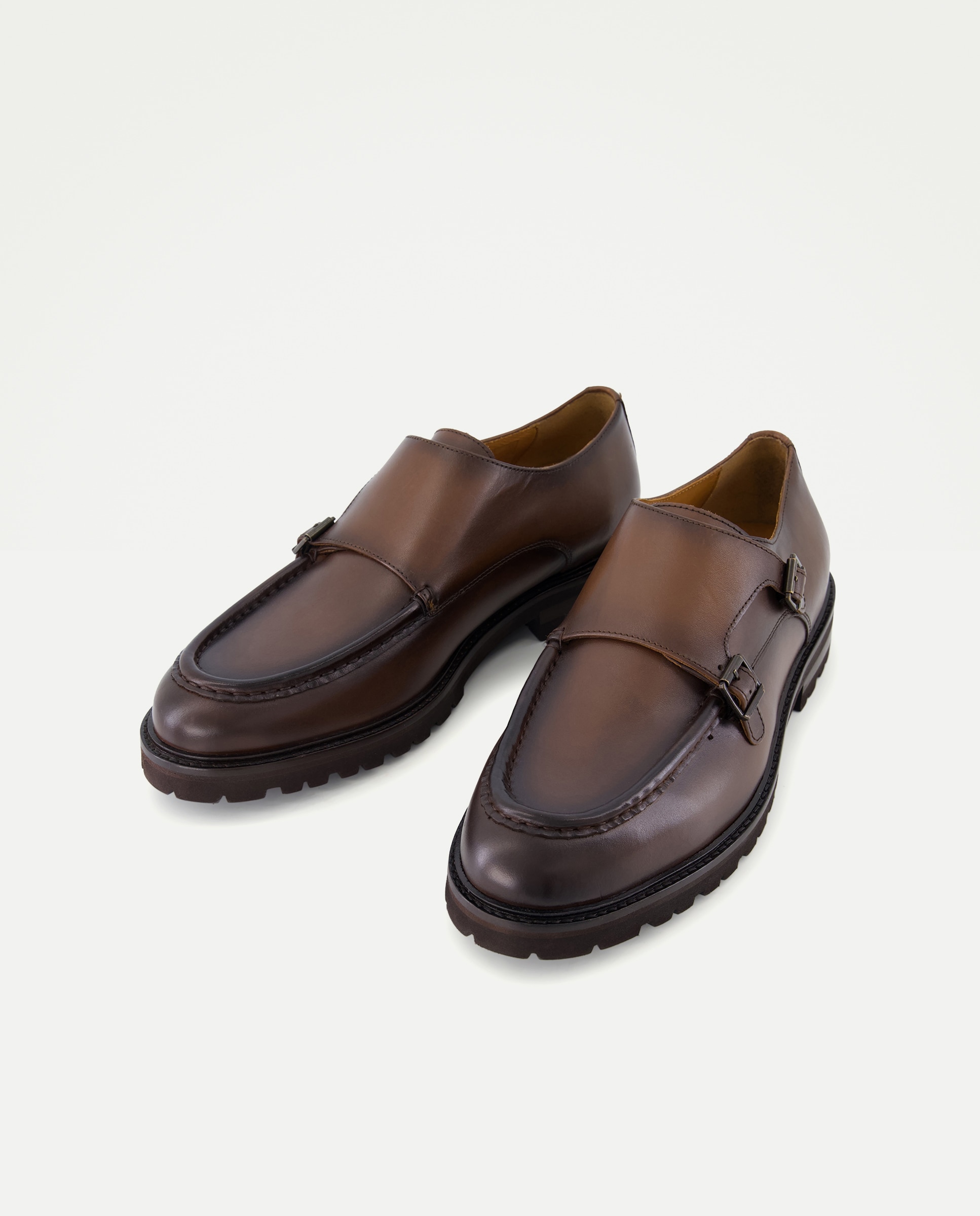 Zapato hebillas hombre - Emidio Tucci - Marrón Marrón-2